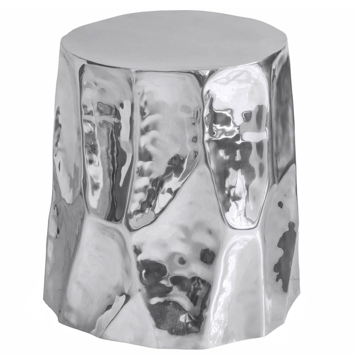 TOV Furniture Forma Chrome Side Table