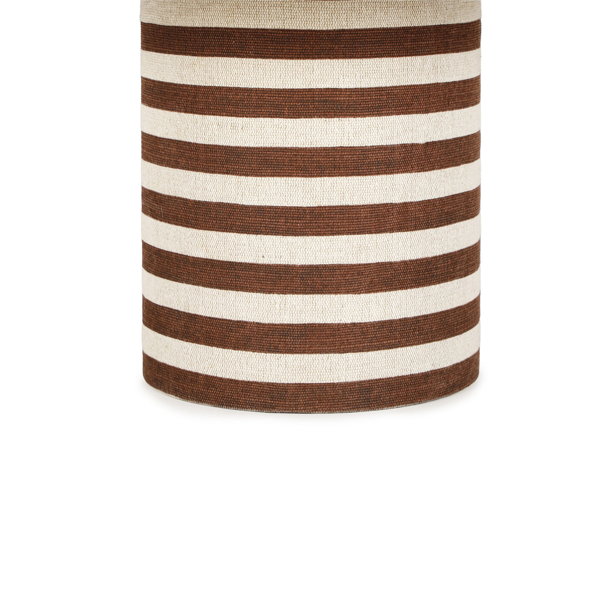 TOV Furniture Lyra Natural Striped Cotton Jute Coffee Table