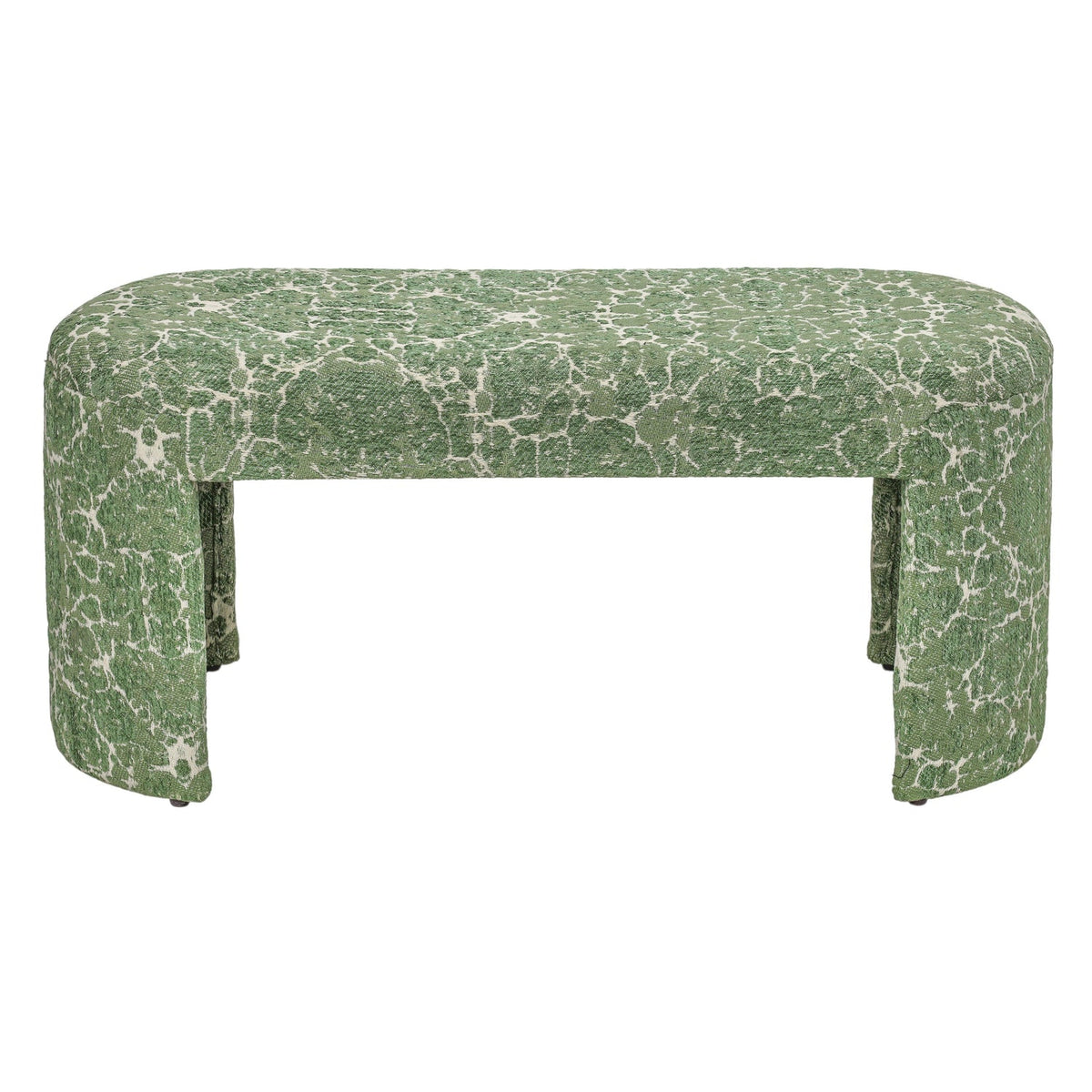 TOV Furniture Greenspace 39" Rounded Upholstered Bench