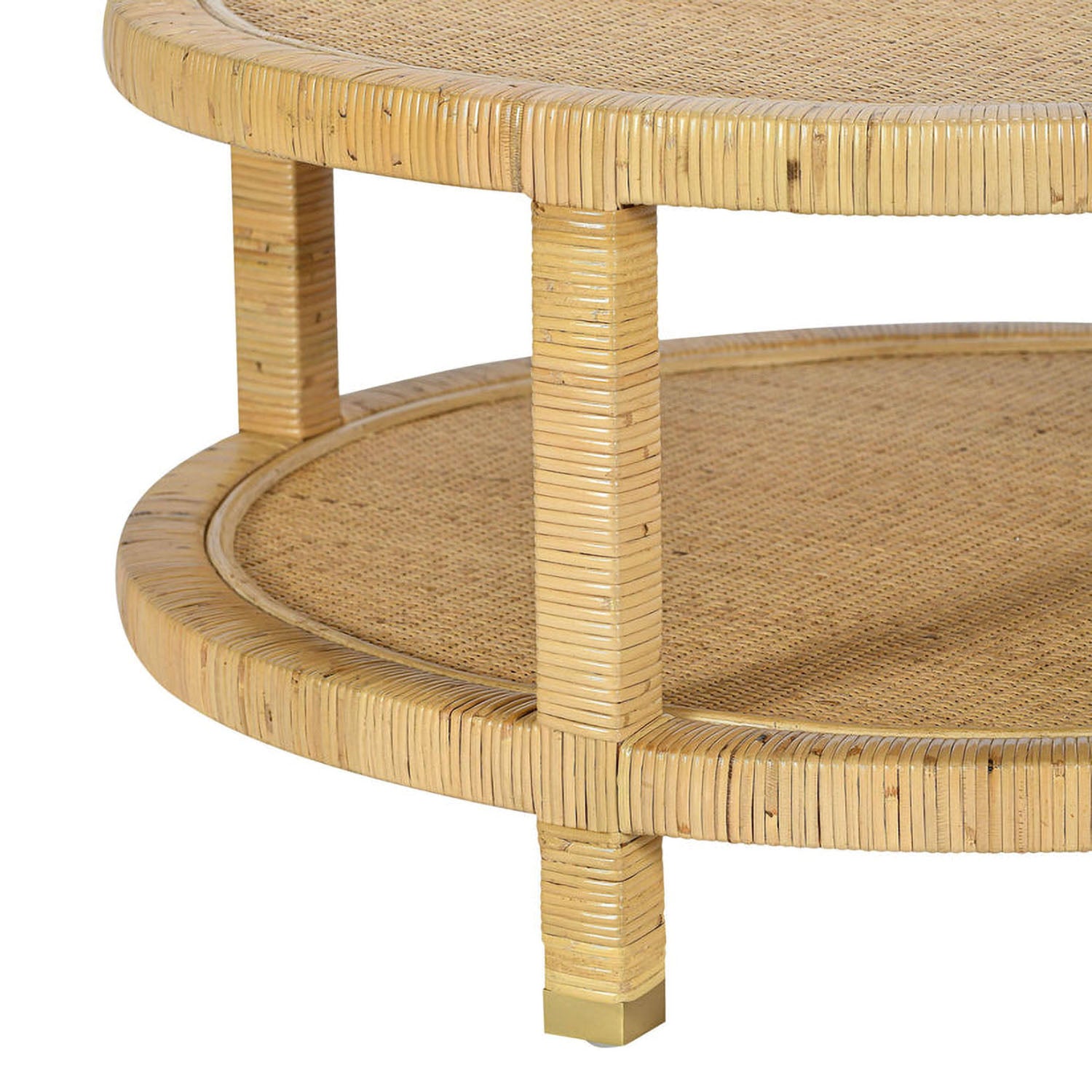TOV Furniture Amara Natural Rattan Coffee Table