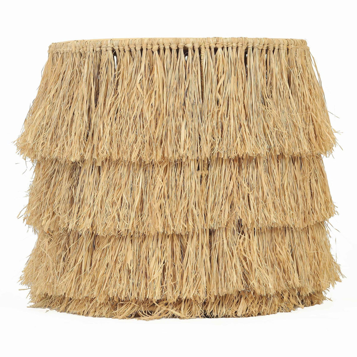 TOV Furniture Luau Natural Rattan Round End Table