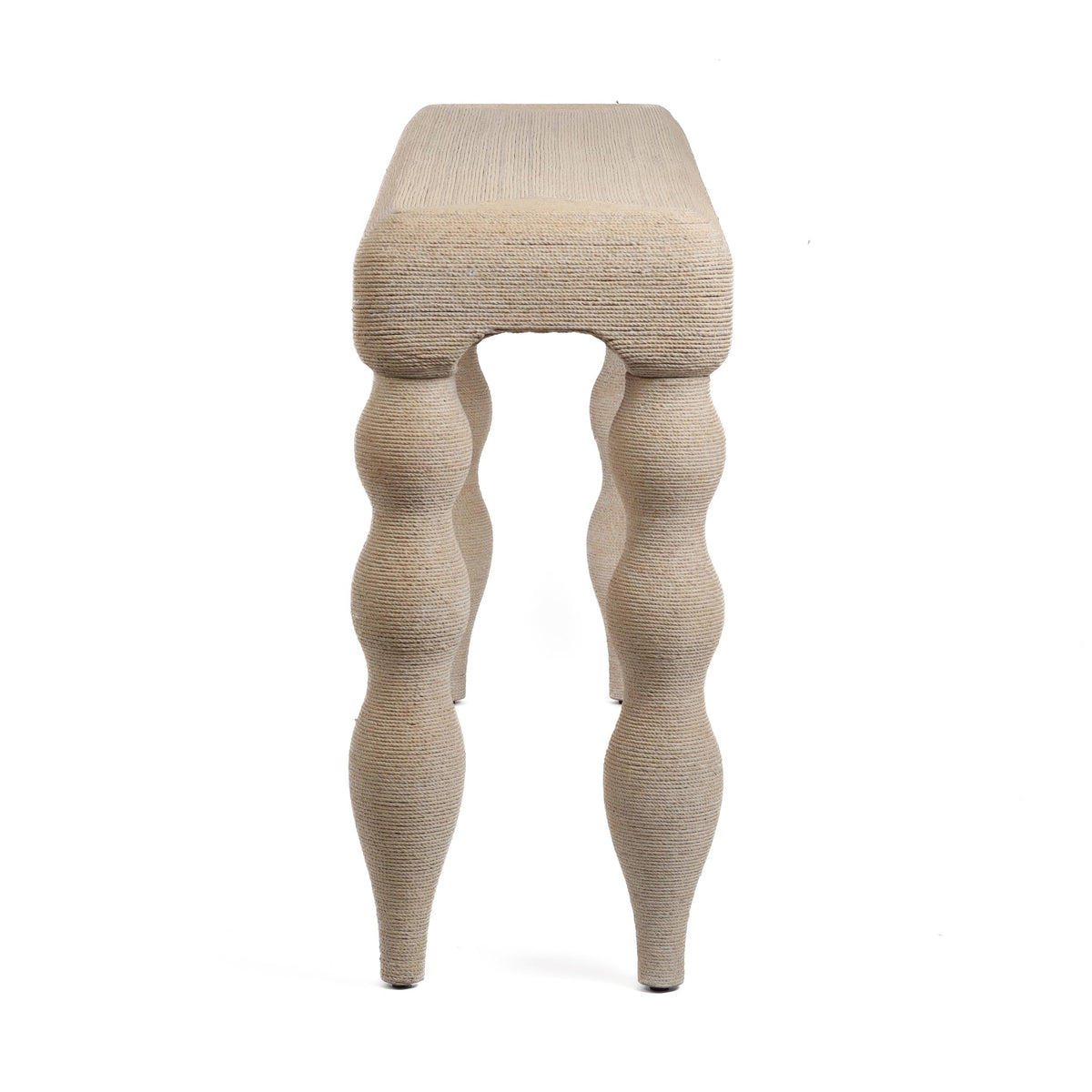 TOV Furniture Vicky Natural Woven Seagrass Console Table