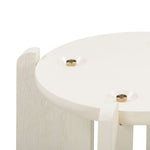 TOV Furniture Gloria Cream Oak Side Table