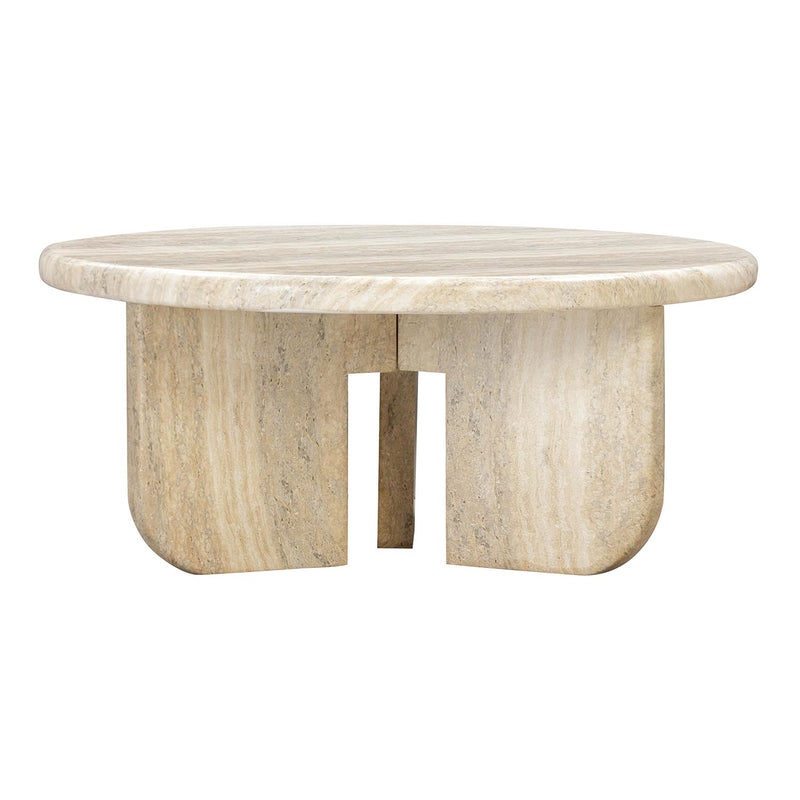 TOV Furniture Patrizia Concrete Round Coffee Table