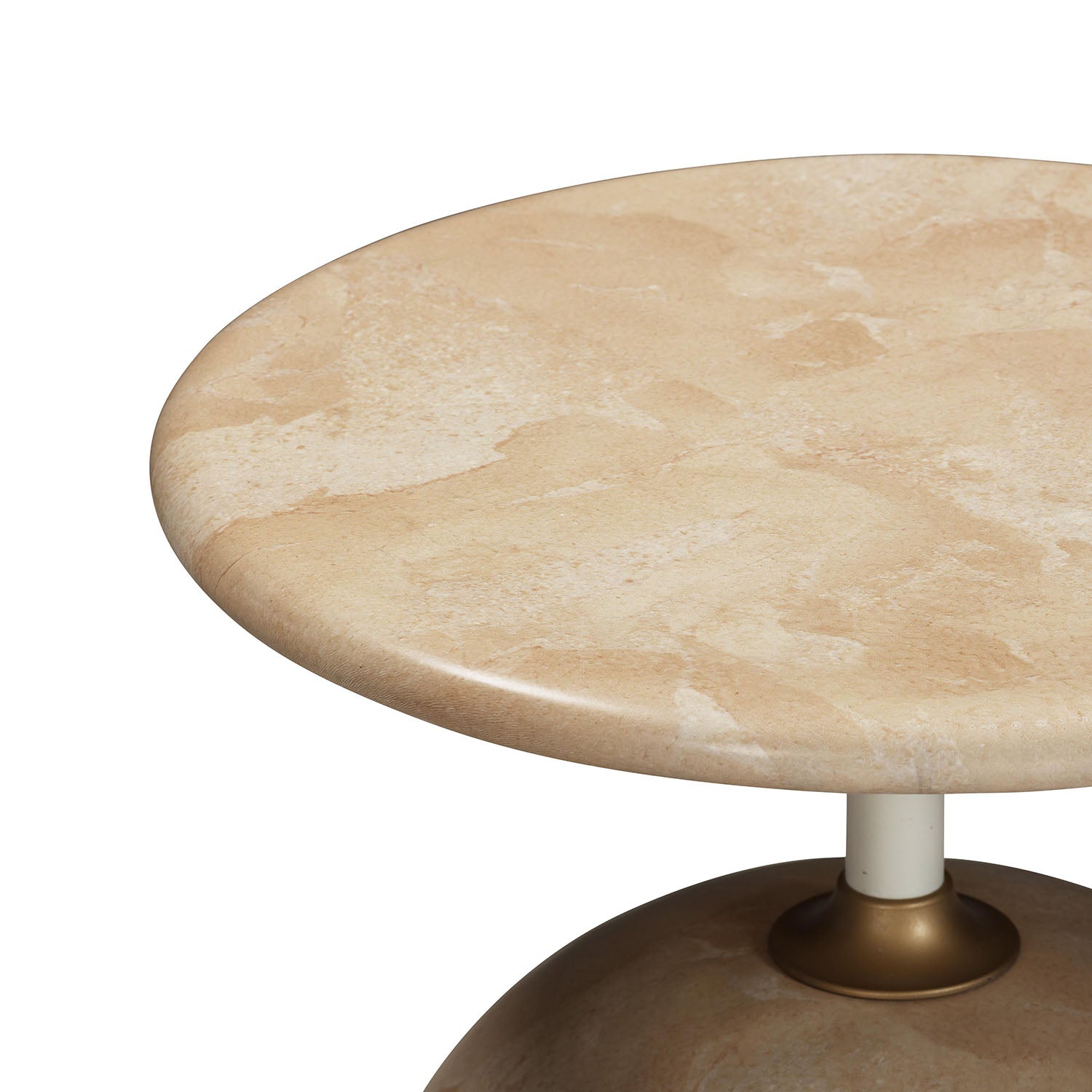 TOV Furniture Mire Rose Faux Marble Side Table