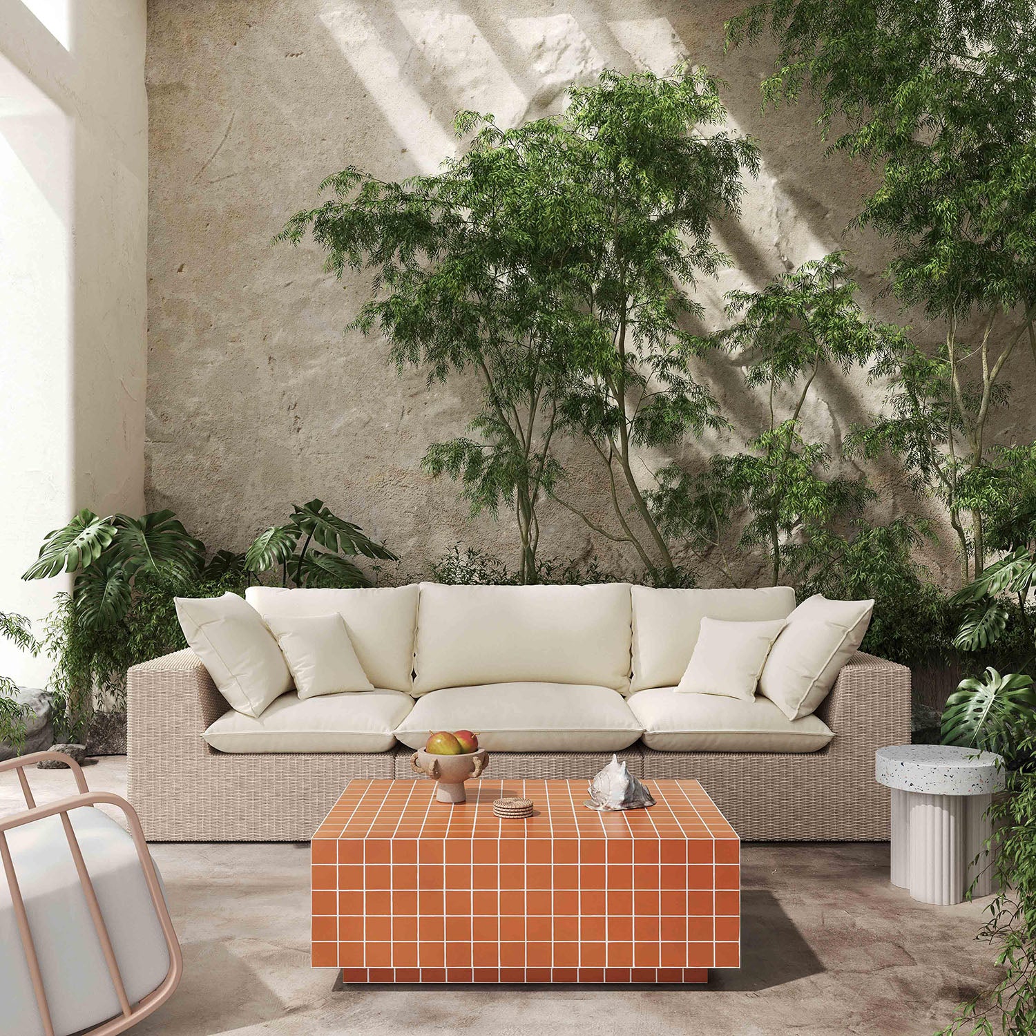 TOV Furniture Mixie Tile Indoor/Outdoor Coffee Table