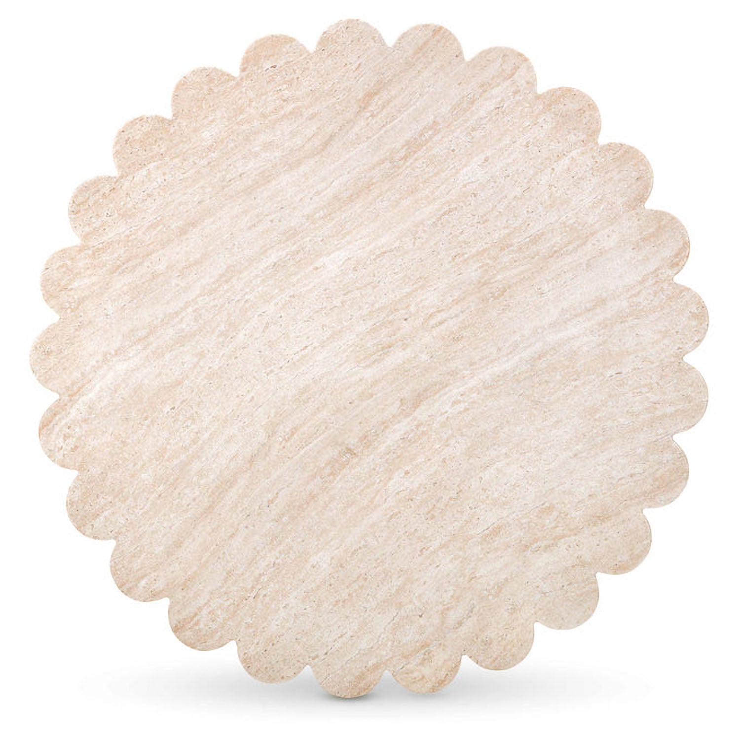 TOV Furniture Blossom Washed Travertine Finish Indoor/Outdoor Coffee Table