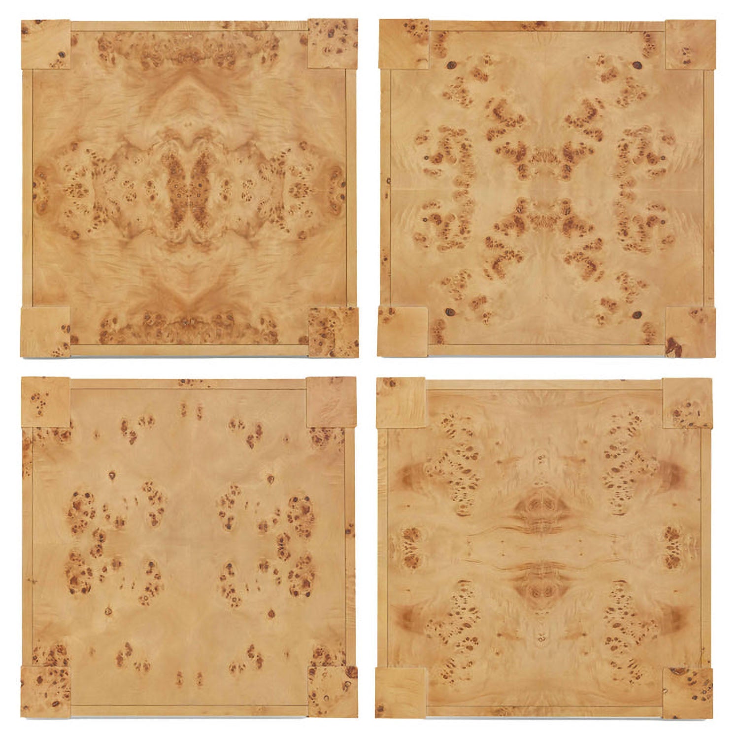 TOV Furniture Brandyss Honey Burl End Table