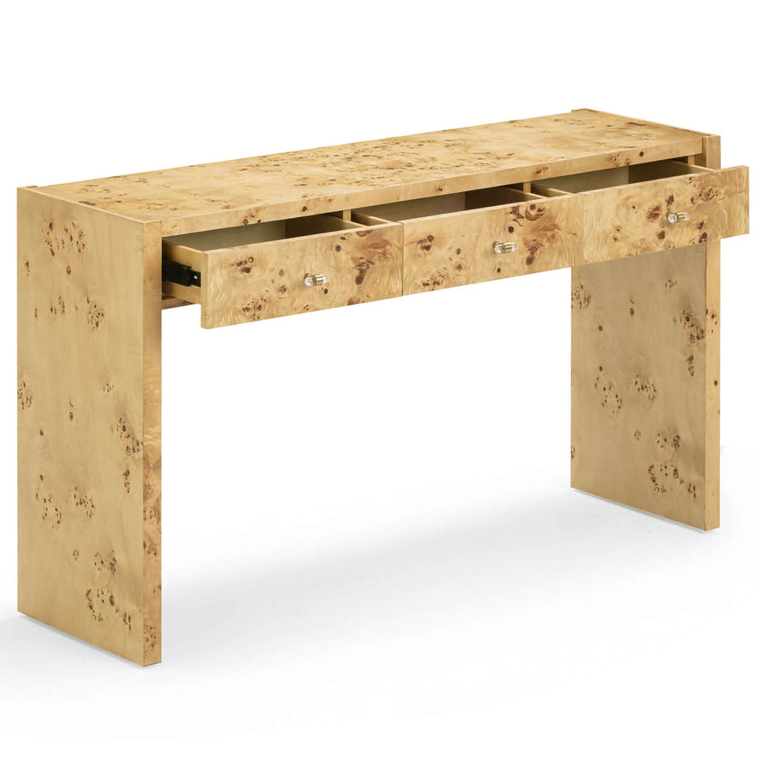 TOV Furniture Brandyss Natural Burl Console Table
