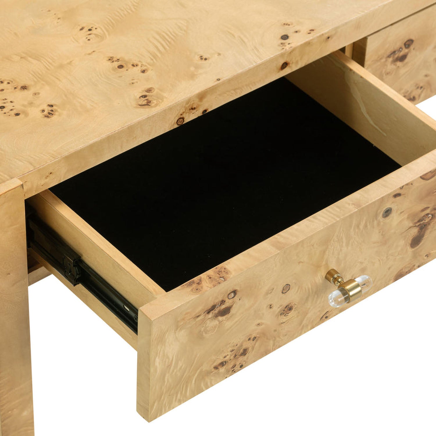 TOV Furniture Brandyss Natural Burl Console Table