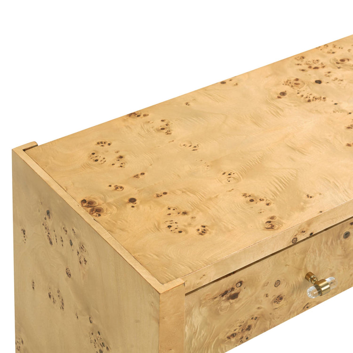 TOV Furniture Brandyss Natural Burl Console Table