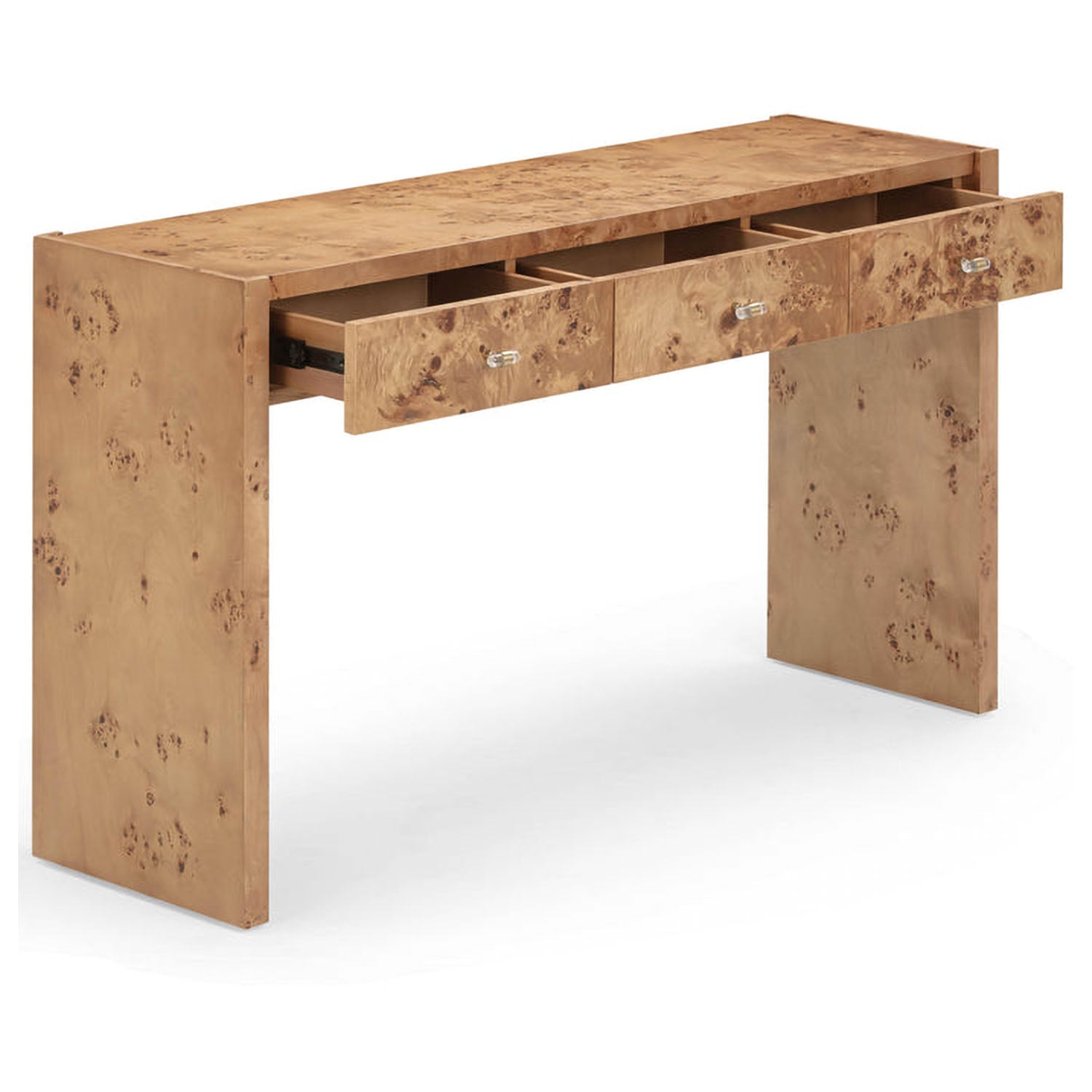 TOV Furniture Brandyss Honey Burl Console Table