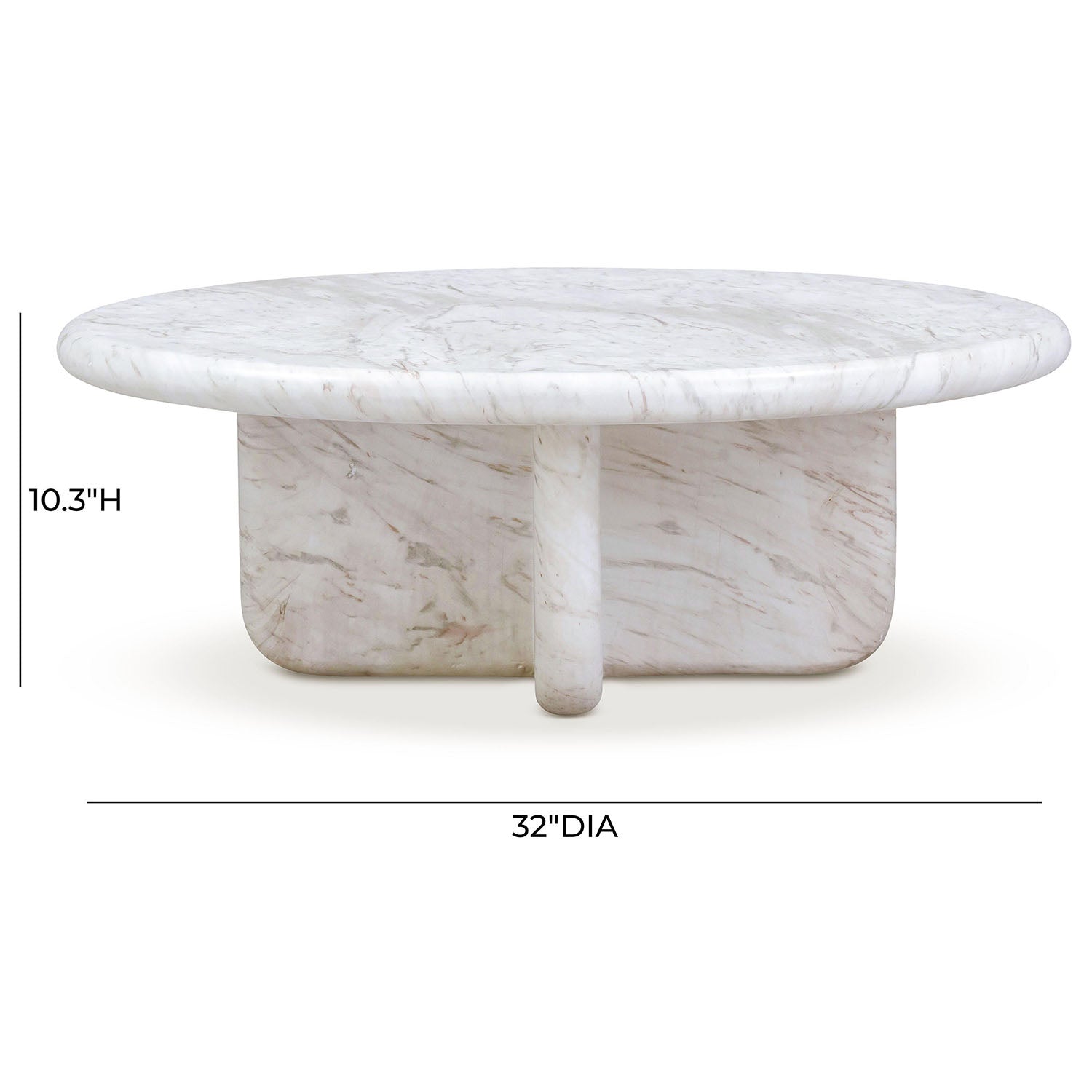 TOV Furniture Juju Nesting Indoor/Outdoor Marble Coffee Tables