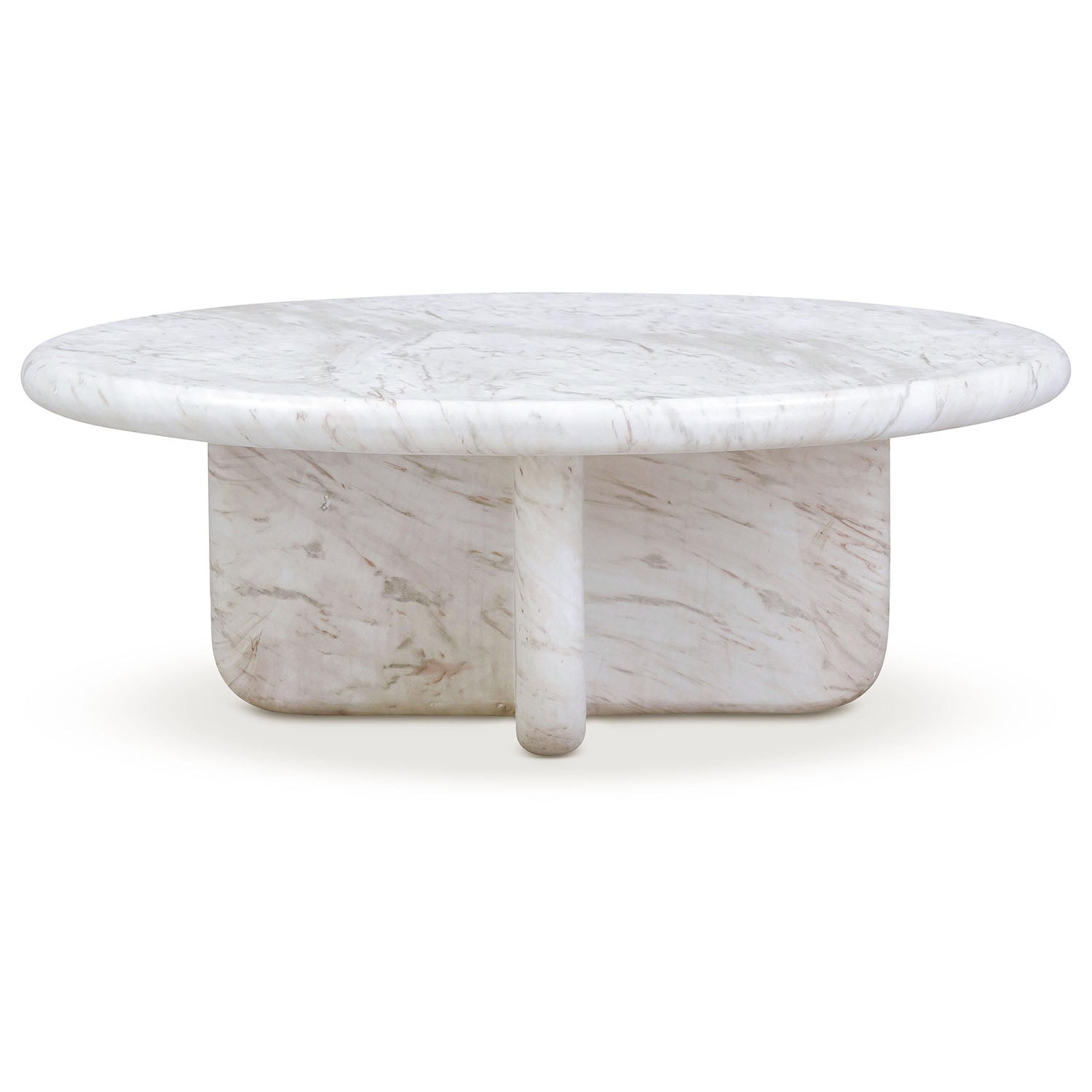 TOV Furniture Juju Marble Indoor/Outdoor Short Coffee Table