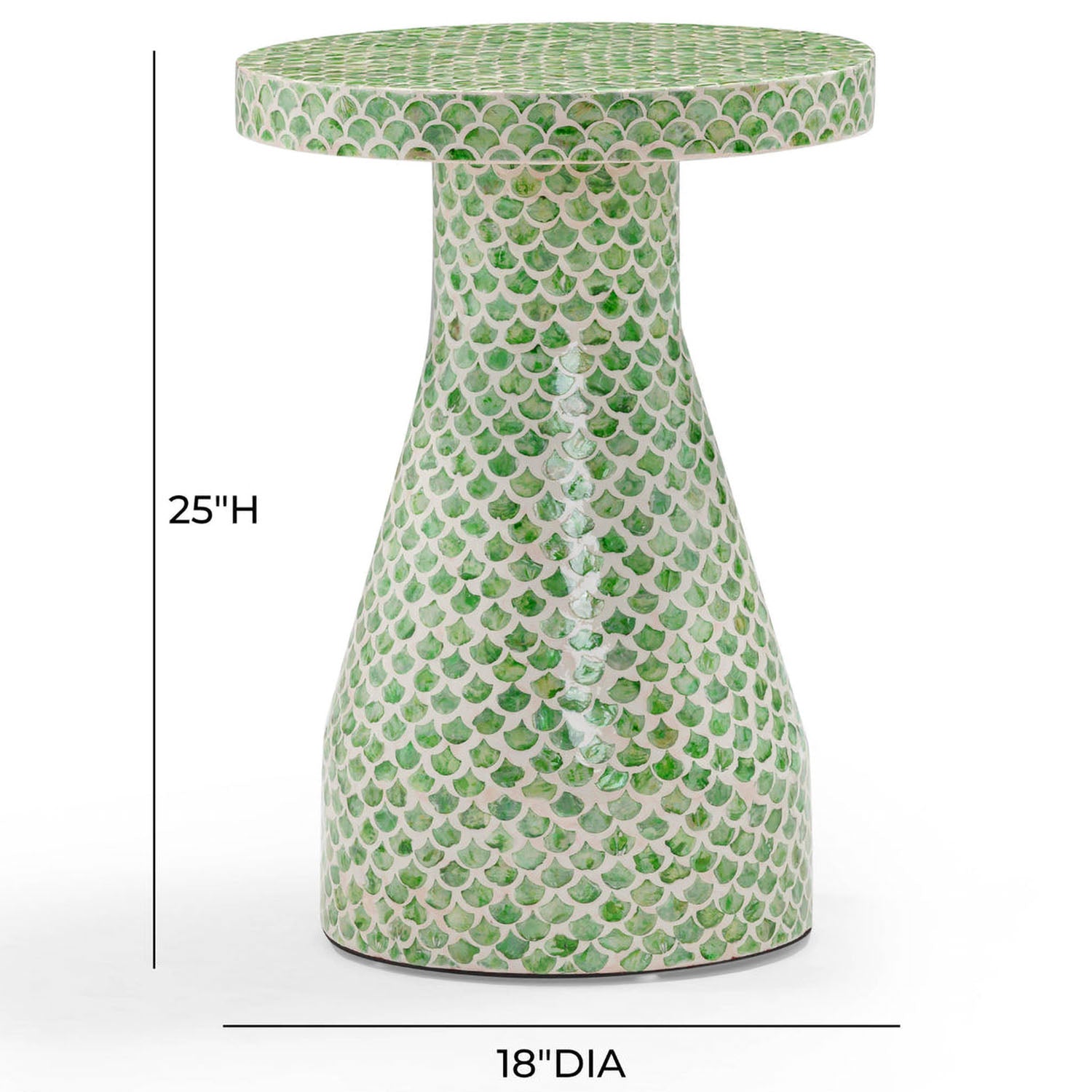 TOV Furniture Halio Shell Side Table