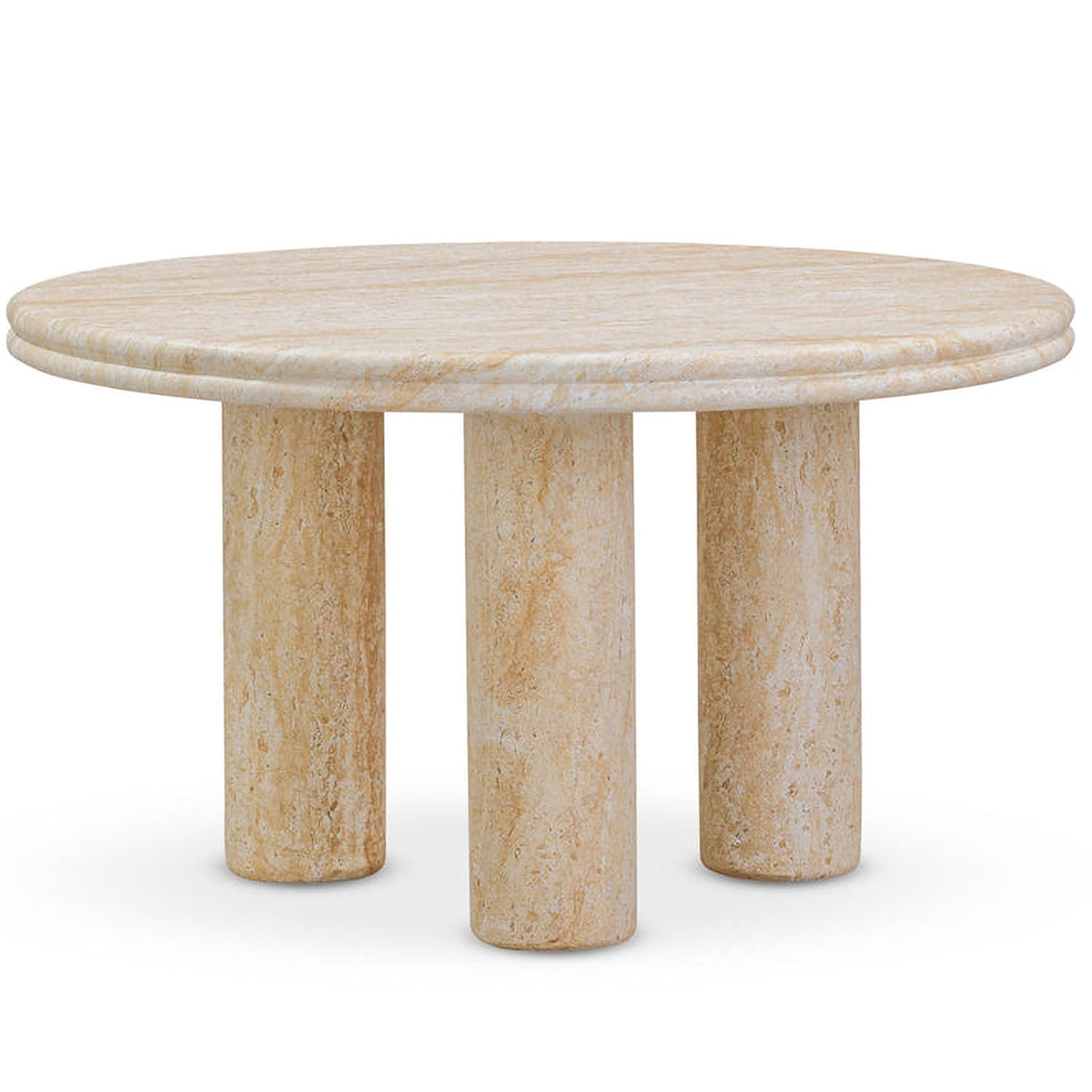 TOV Furniture Amora Faux Travertine Indoor/Outdoor Nesting Accent Table