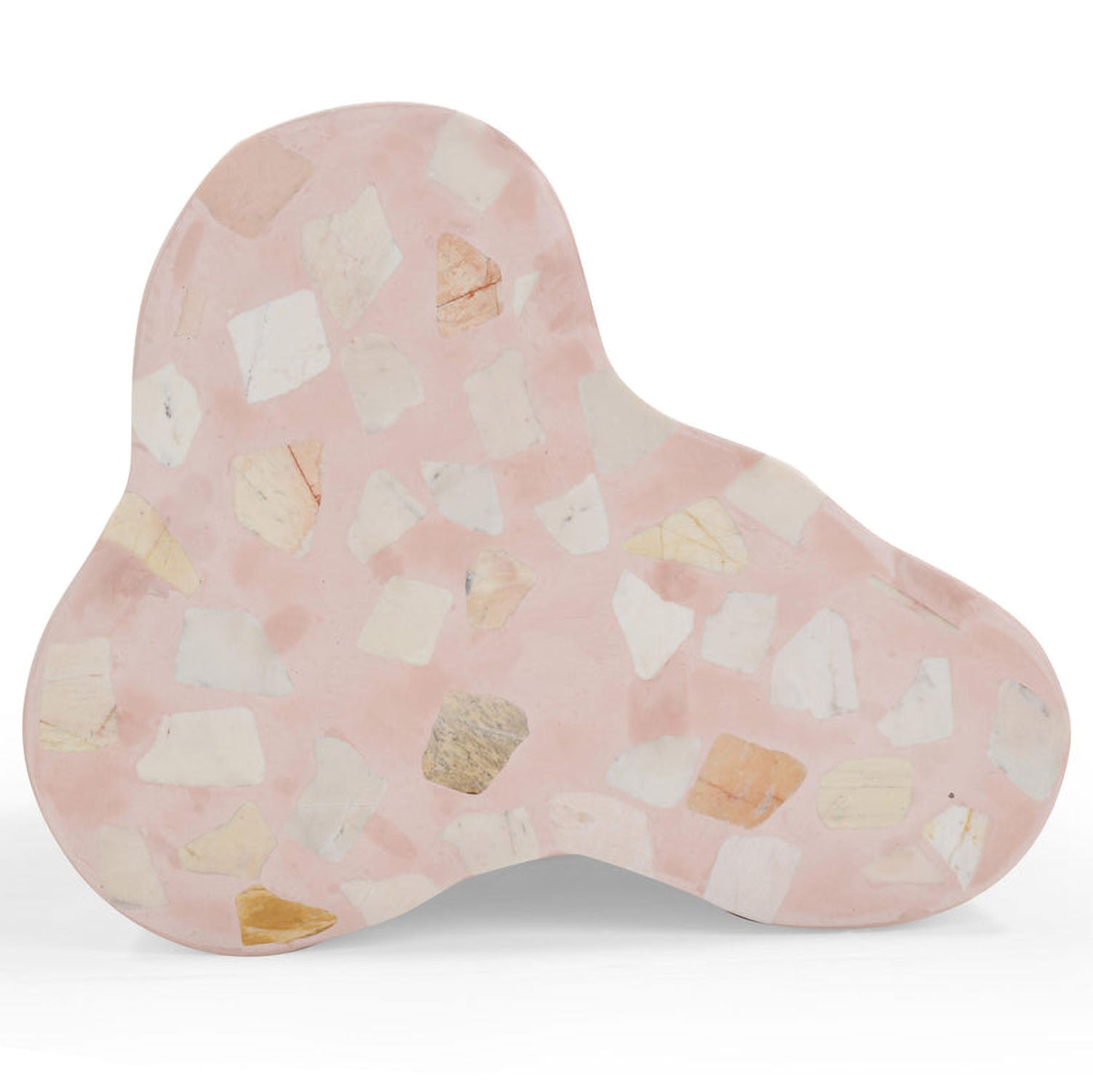 TOV Furniture Slab Terrazzo Side Table