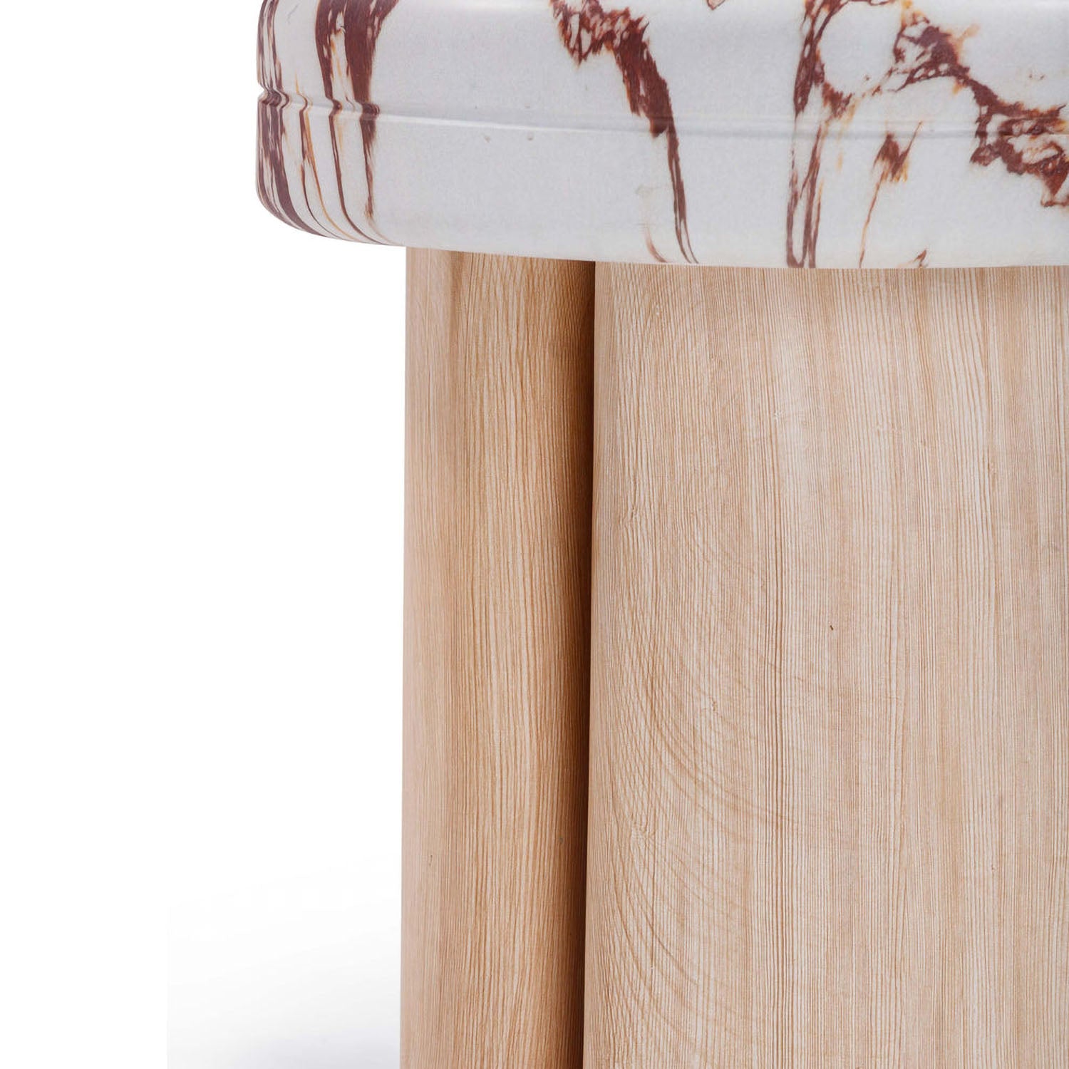 TOV Furniture Sheila Textured Concrete Side Table