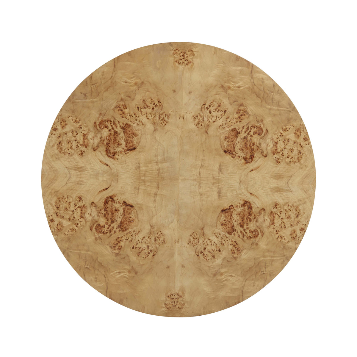 TOV Furniture Fig Natural Burl Drum Round Coffee Table