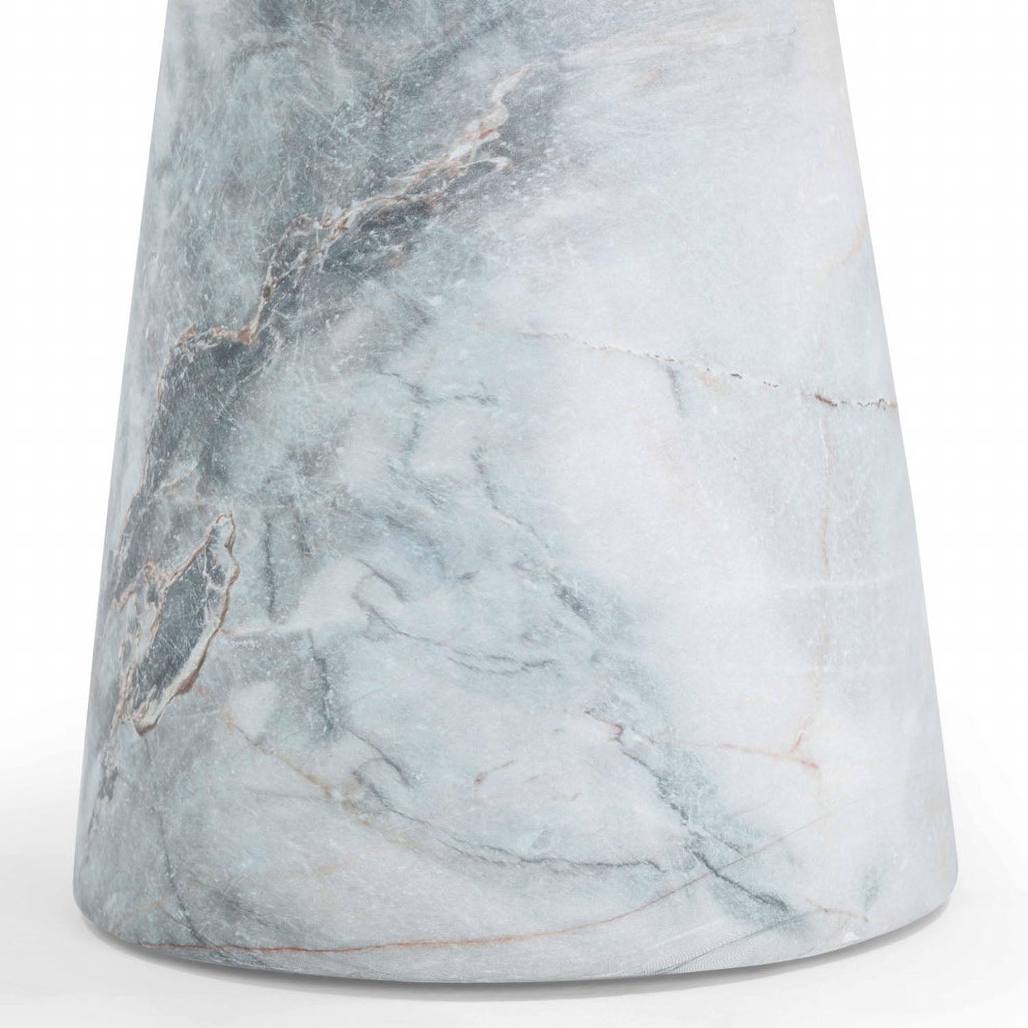 TOV Furniture Zara Aegean Marble Indoor/Outdoor Side Table