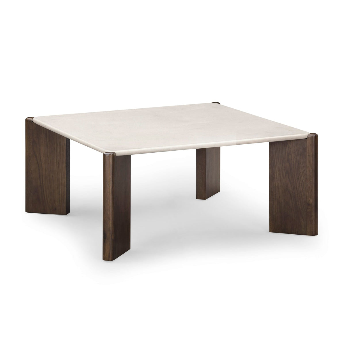 TOV Furniture Restis Cream Quartz 33.5in Square Coffee Table