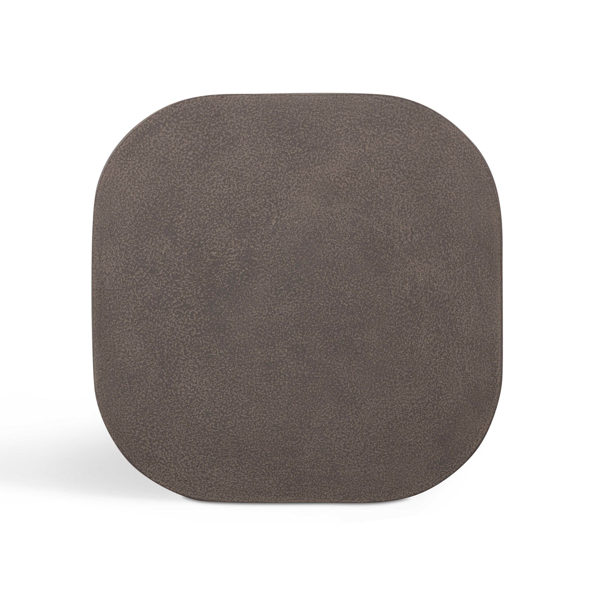 TOV Furniture Suraya Dark Umber Concrete Indoor/Outdoor Side Table