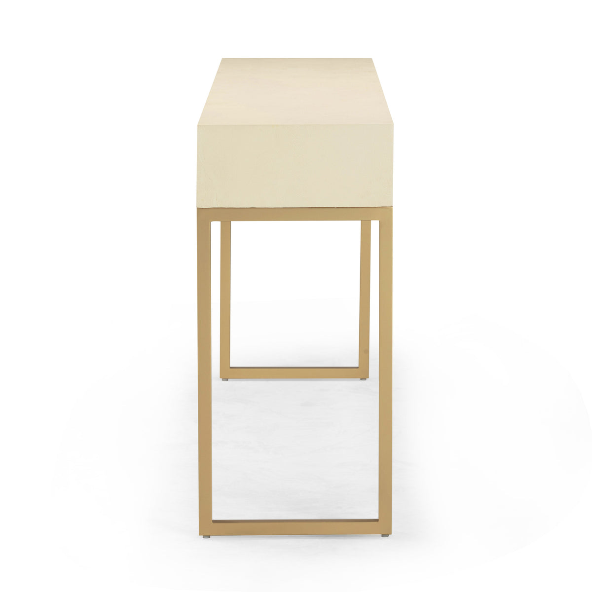 TOV Furniture Pesce Faux Shagreen 3-Drawer Console Table