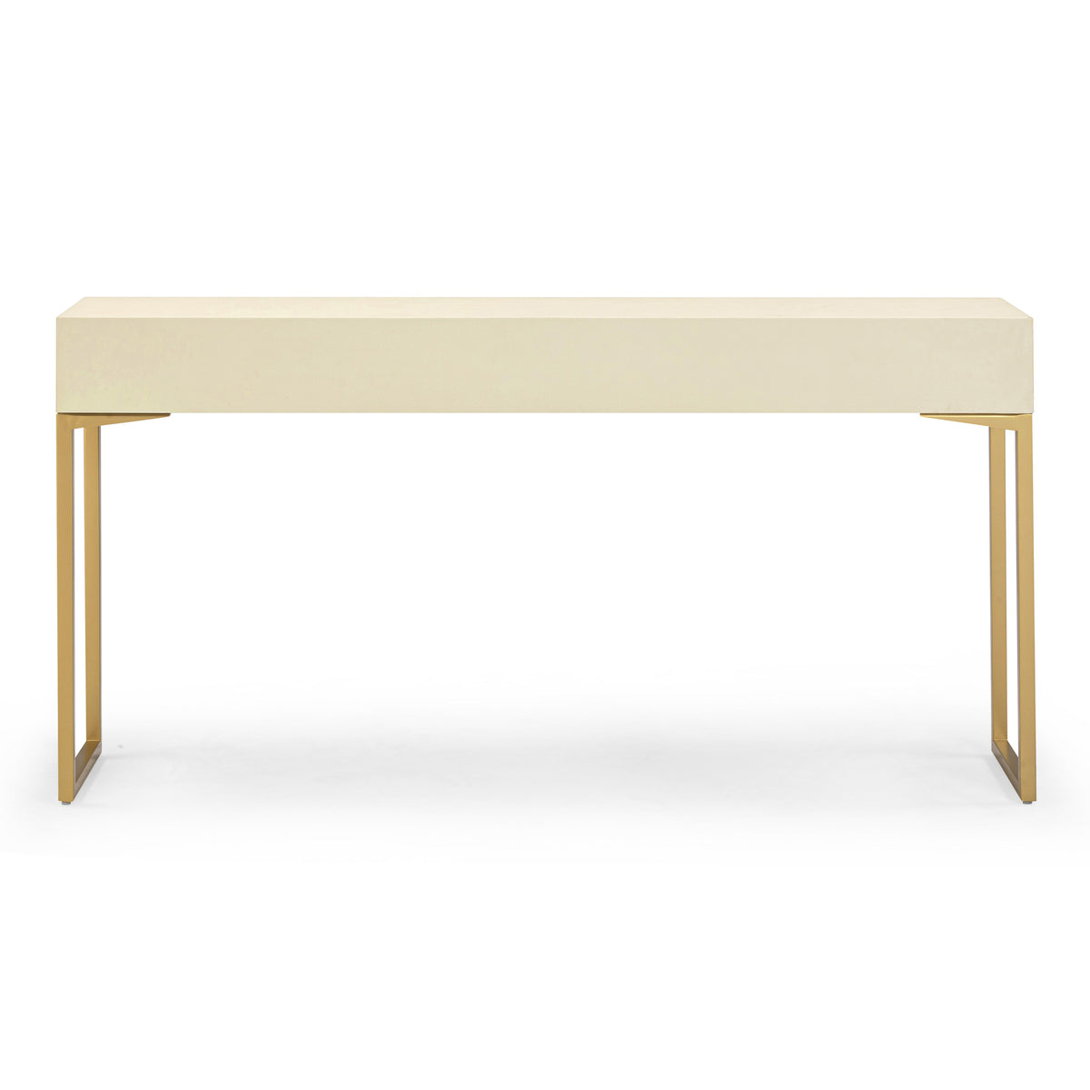 TOV Furniture Pesce Faux Shagreen 3-Drawer Console Table