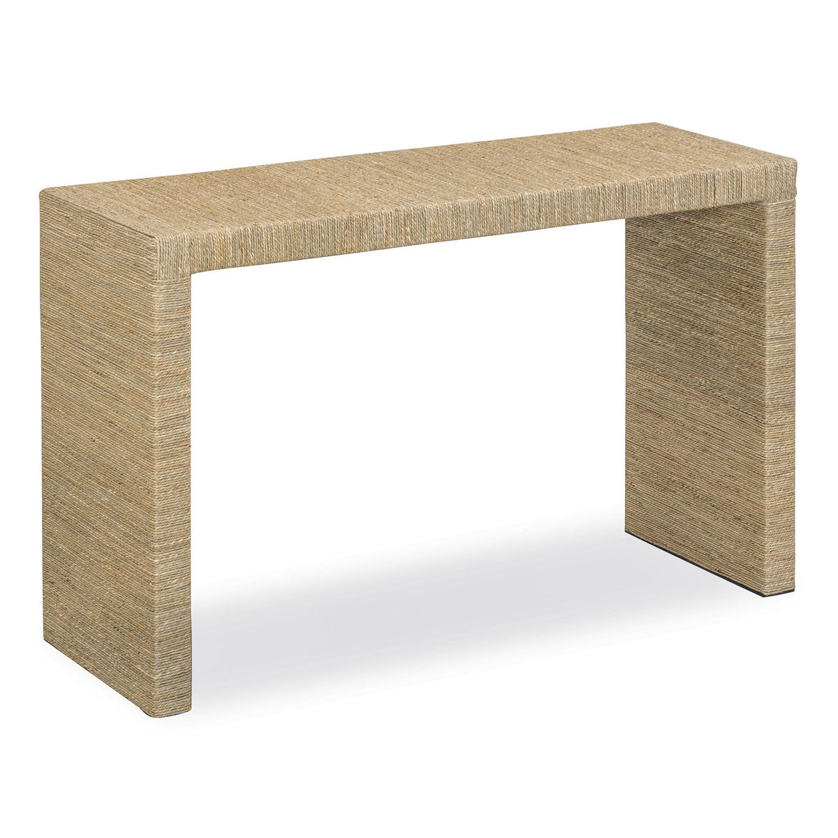 TOV Furniture Mona Natural Seagrass Console Table in natural seagrass, primary product view