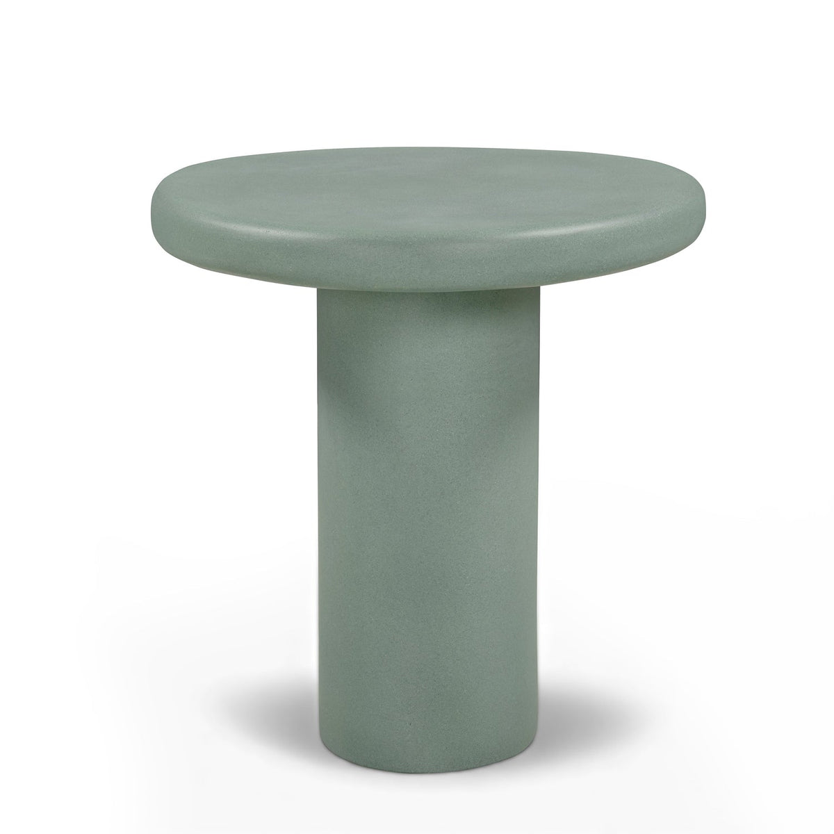 TOV Furniture Jade Green Concrete Indoor/Outdoor Side Table