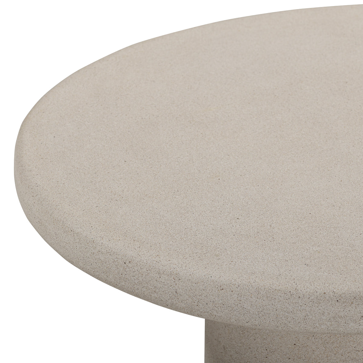 TOV Furniture Jade Cream Concrete Indoor/Outdoor Coffee Table
