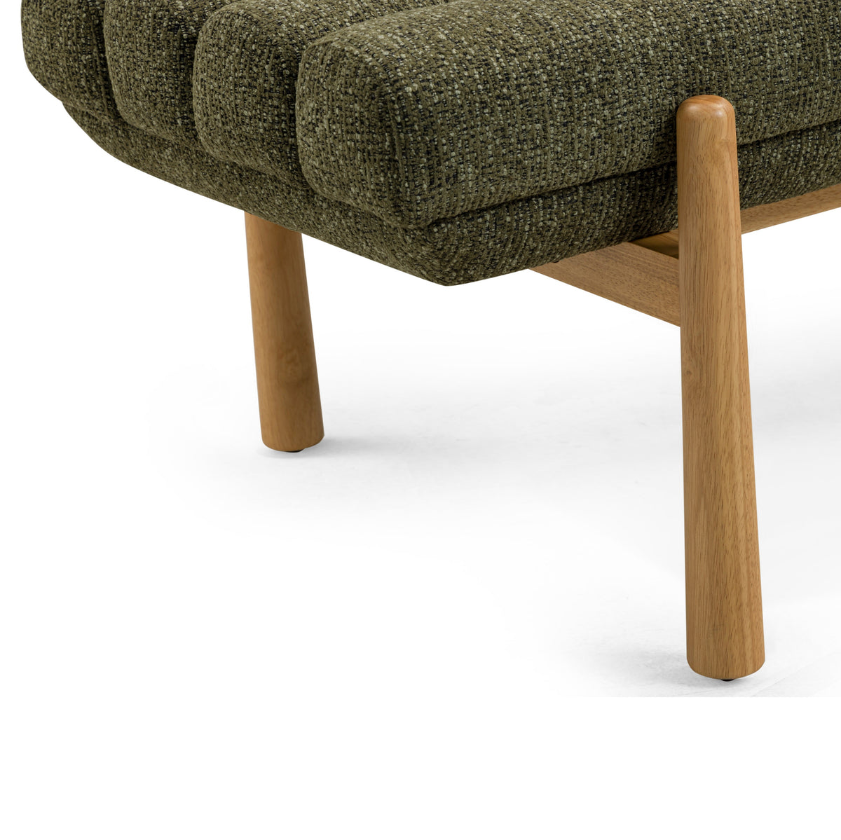 TOV Furniture Julianna Green Textured Performance Bench