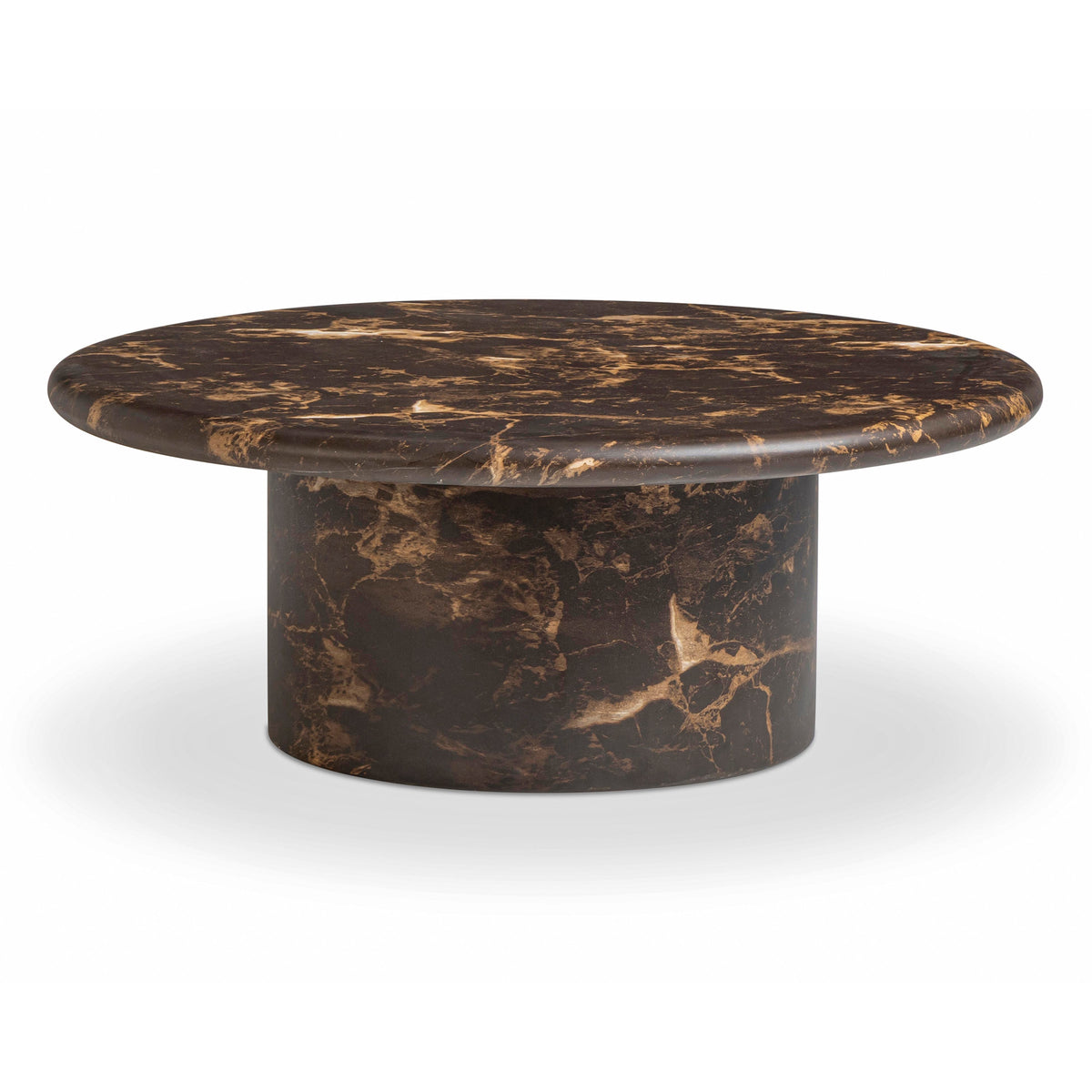 TOV Furniture Byron Dark Brown Faux Marble Indoor/Outdoor Coffee Table