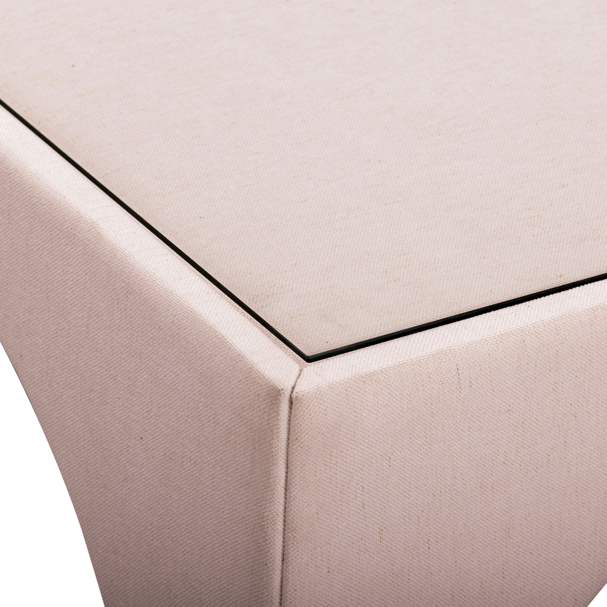 TOV Furniture Tomlin Light Pink Square Mahjong Table