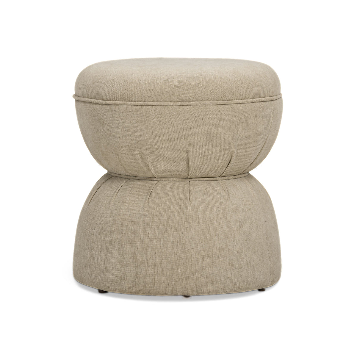 TOV Furniture Tomlin Tan Performance Chenille Game Table and Two Ottomans Set