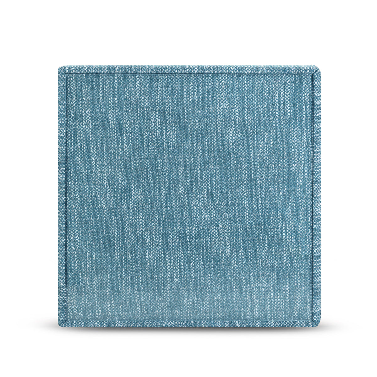 TOV Furniture Tomlin Teal Performance Chenille Game Table and Two Ottomans Set
