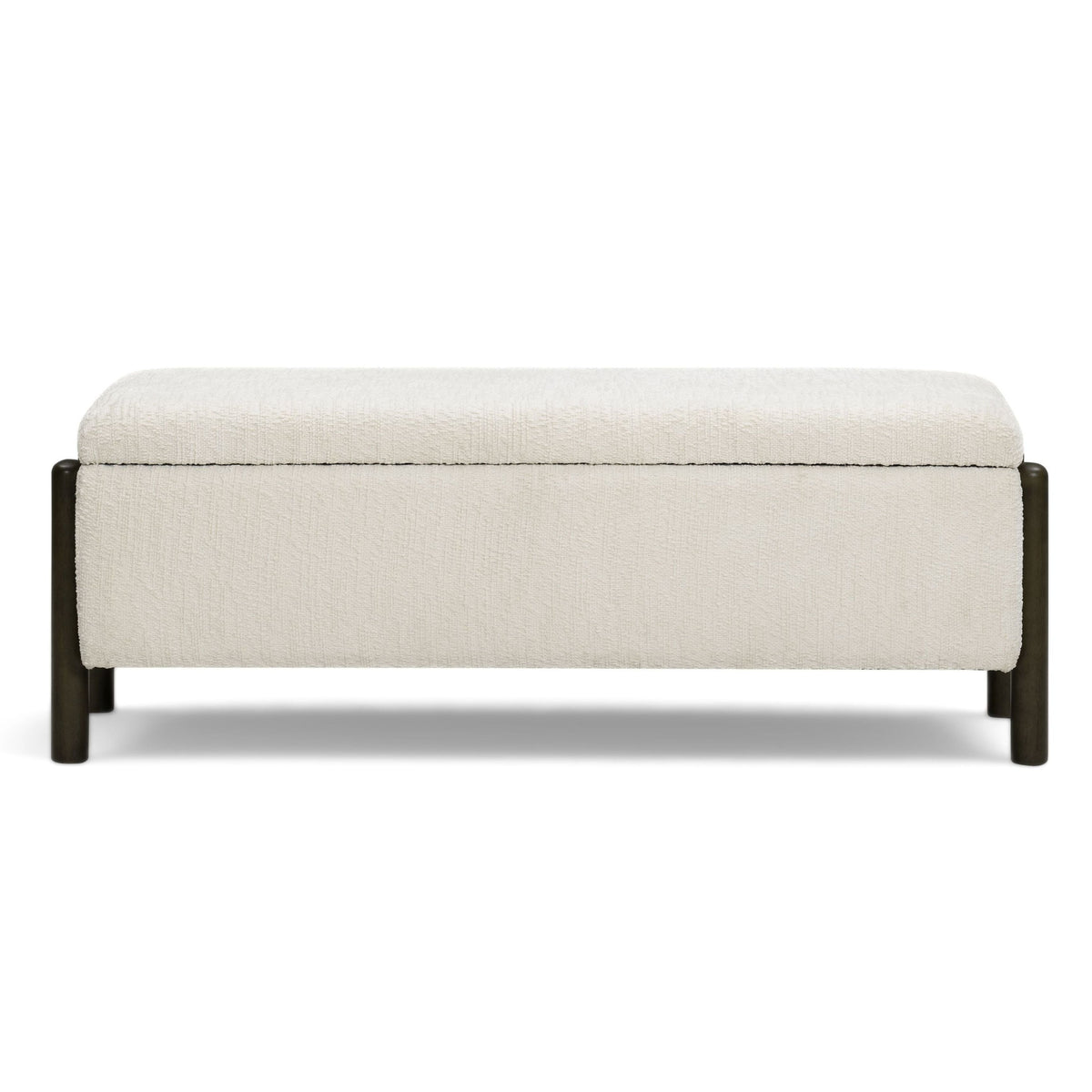 TOV Furniture Abby Nubby Cream Storage Bench