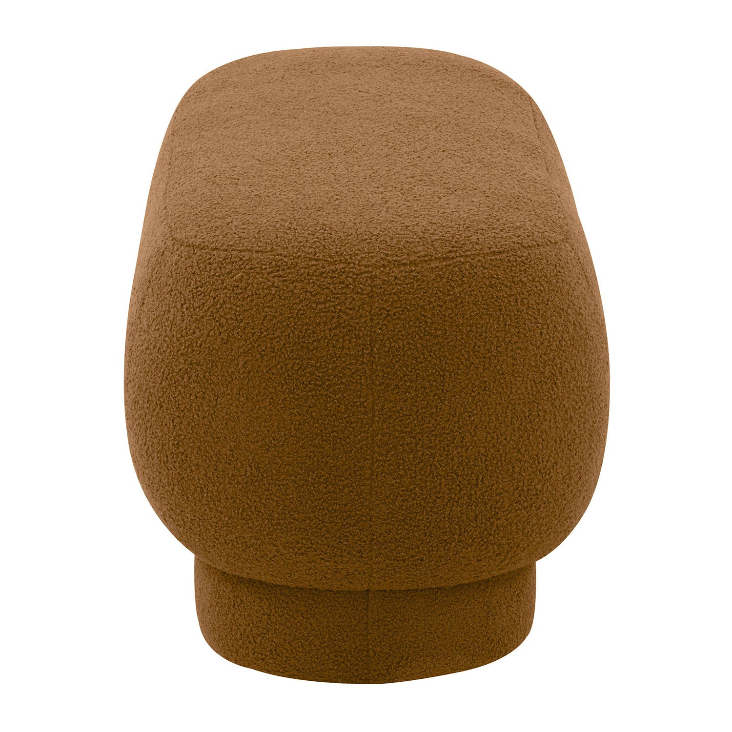 TOV Furniture Mara Vegan Shearling Ottoman