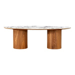 TOV Furniture Tamara Ceramic Oval Coffee Table