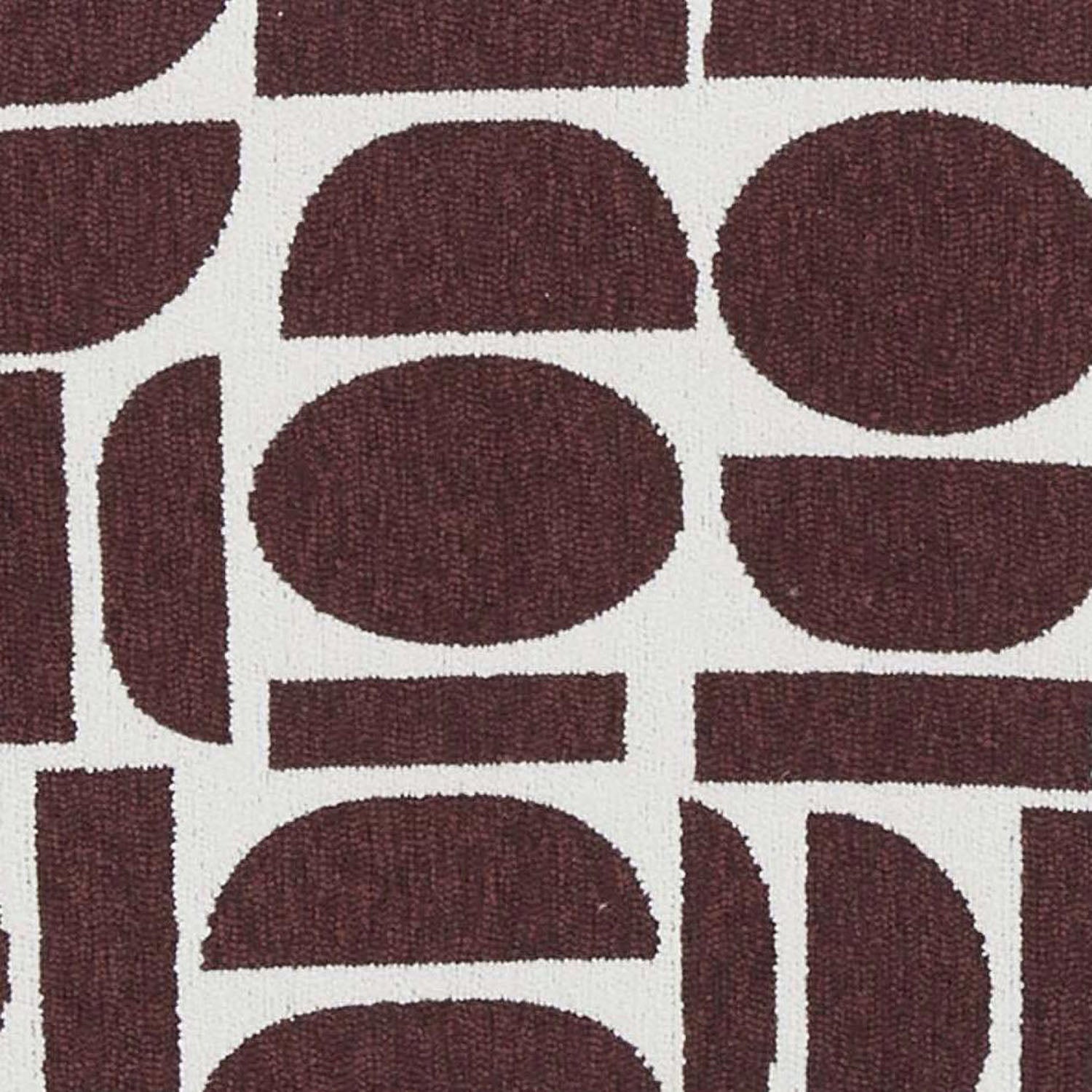 TOV Furniture Pippa Geometric Jacquard Weave Stool