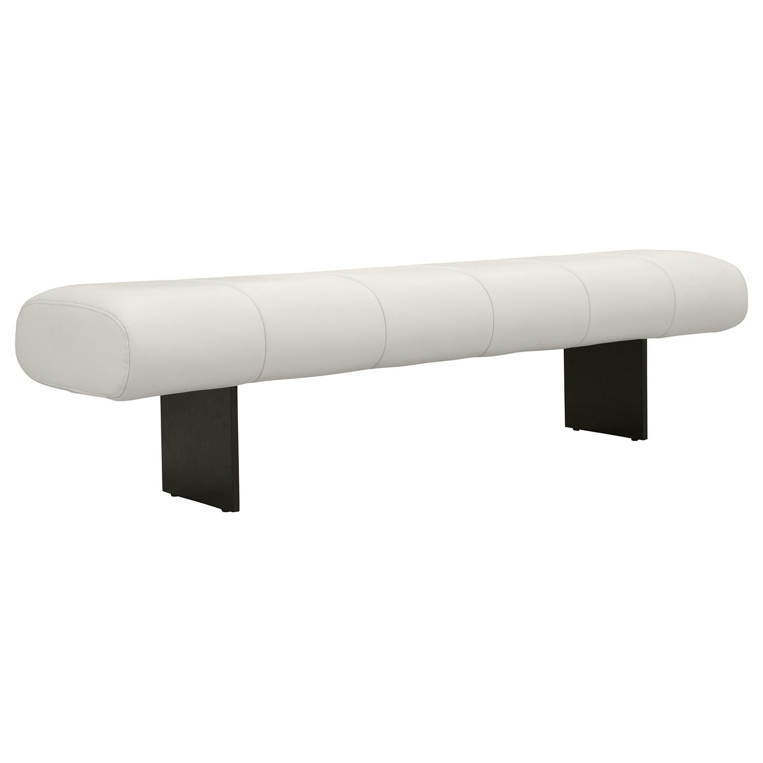 TOV Furniture Karol Cream Performance Vegan Leather Bench