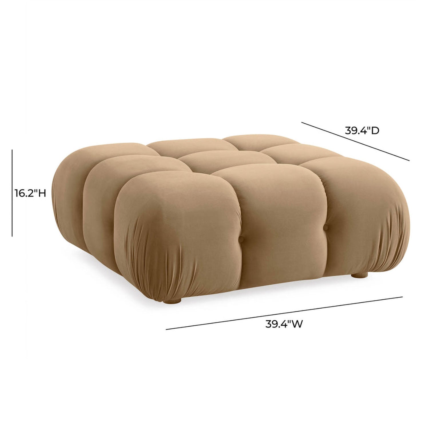 TOV Furniture Calliope Modular Ottoman