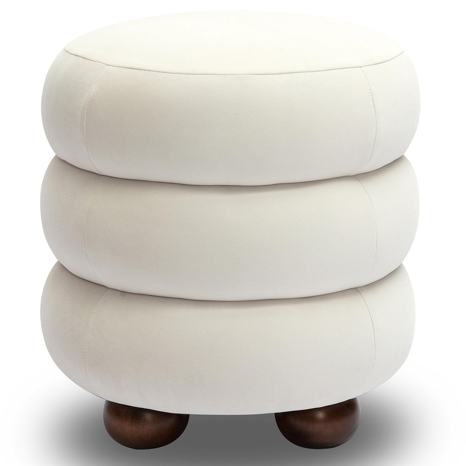 TOV Furniture Stefanie Velvet Ottoman