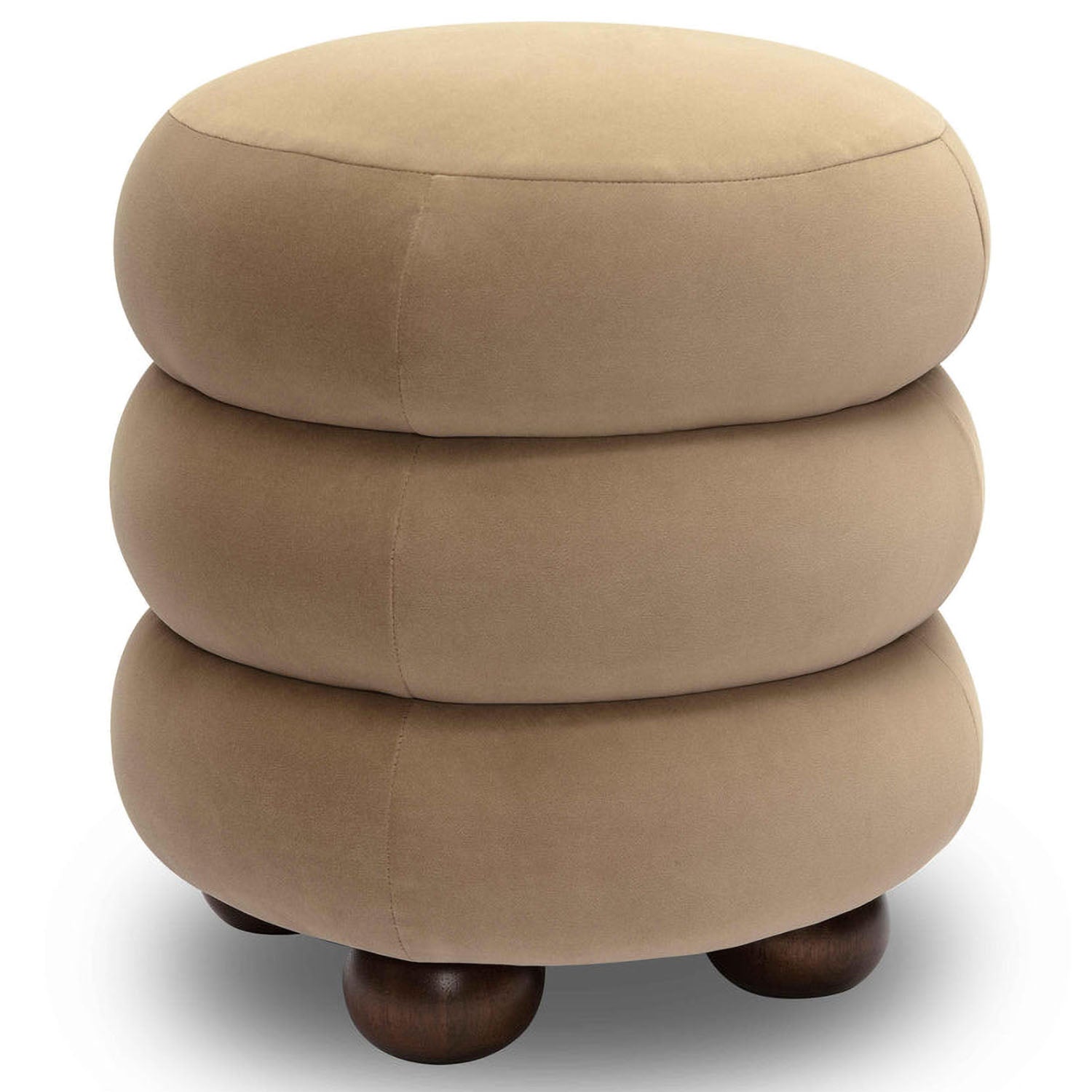TOV Furniture Stefanie Velvet Ottoman