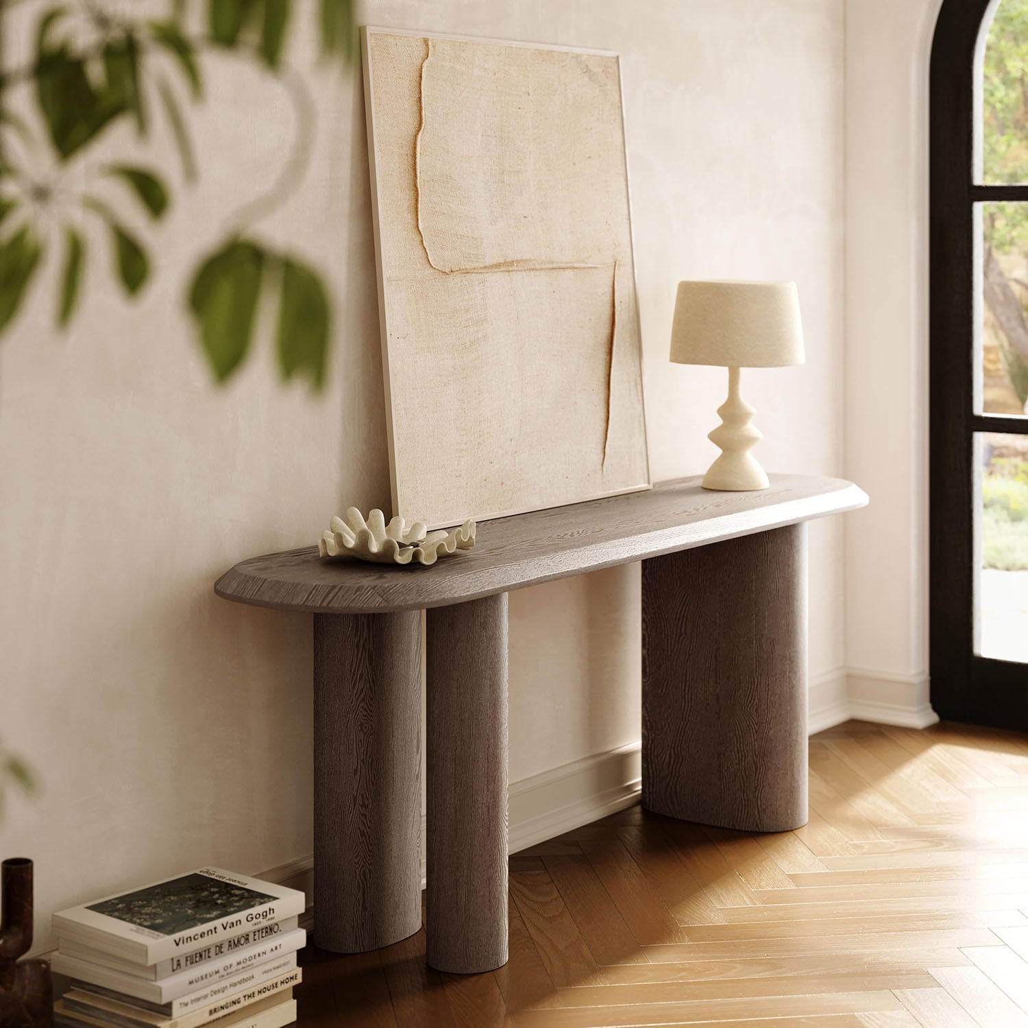 TOV Furniture Rhema Washed Ash Console Table
