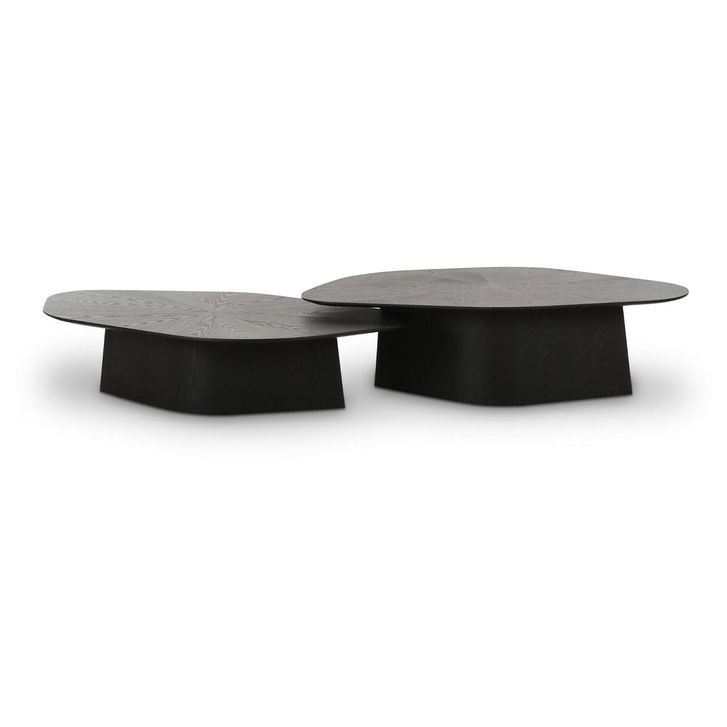 TOV Furniture Roche Black Ash Nesting Coffee Table Set