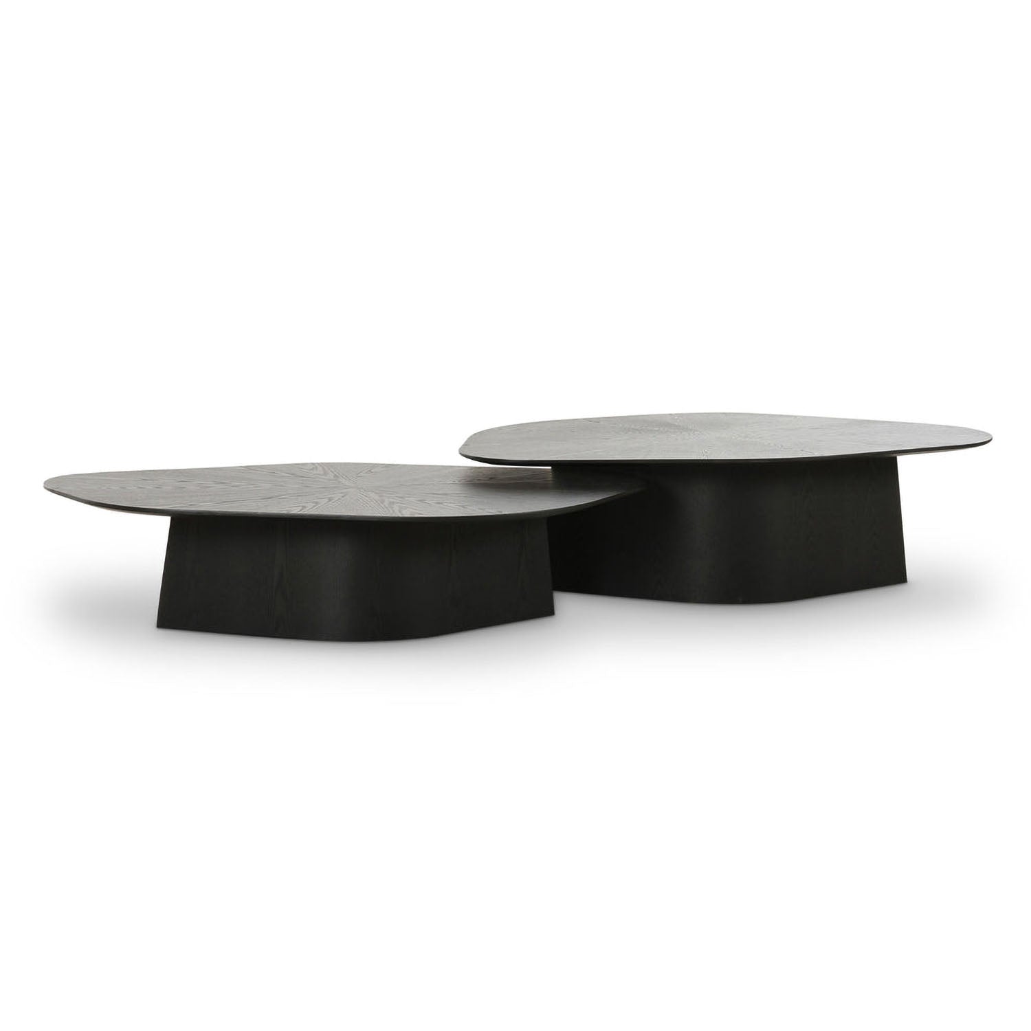 TOV Furniture Roche Black Ash Nesting Coffee Table Set