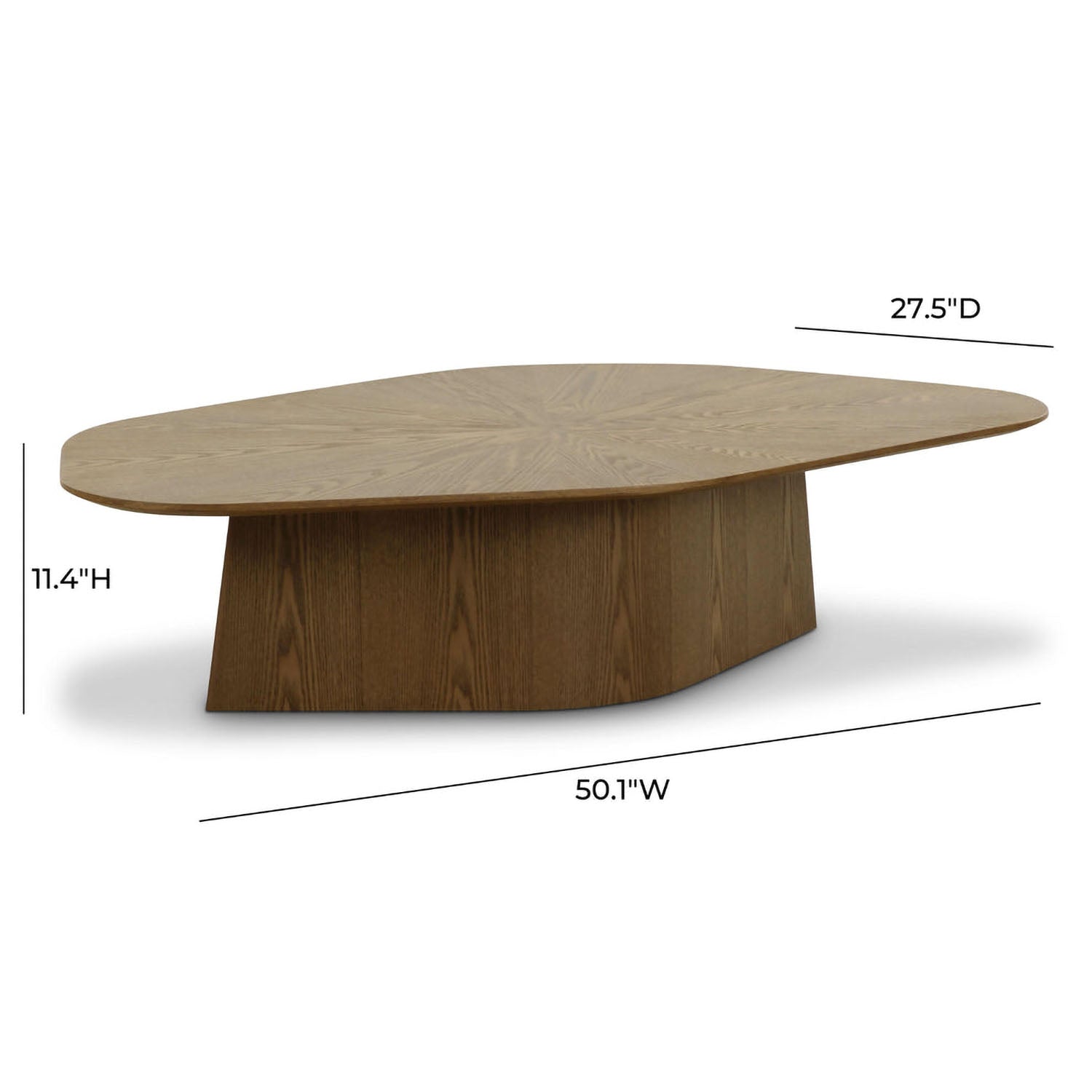 TOV Furniture Roche Black Ash Low Coffee Table