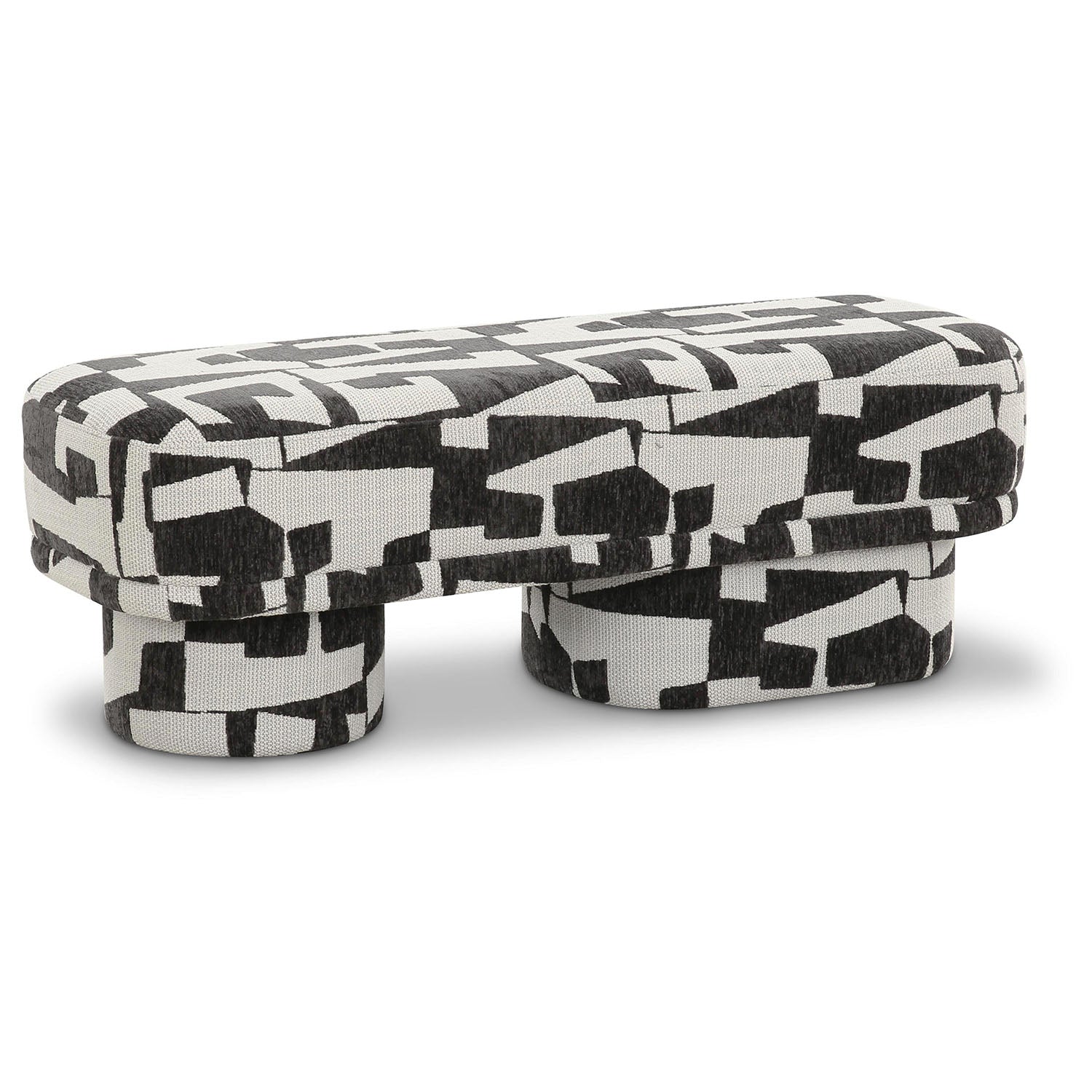 TOV Furniture Lena Jacquard Bench