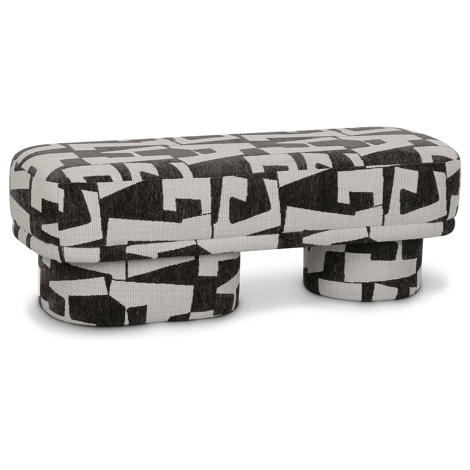 TOV Furniture Lena Jacquard Bench